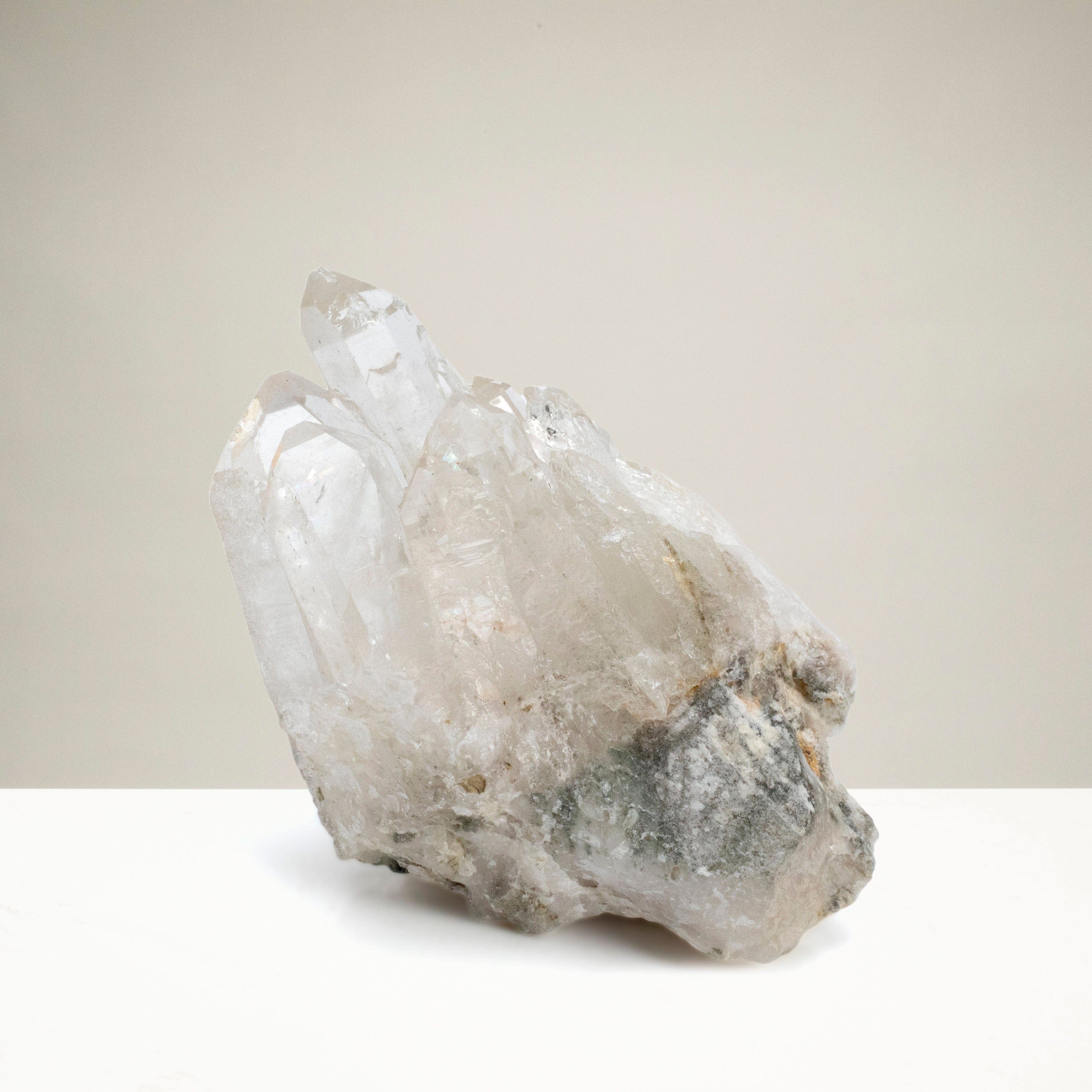 Kalifano Quartz Natural Crystal Quartz Cluster - 250 grams QC200