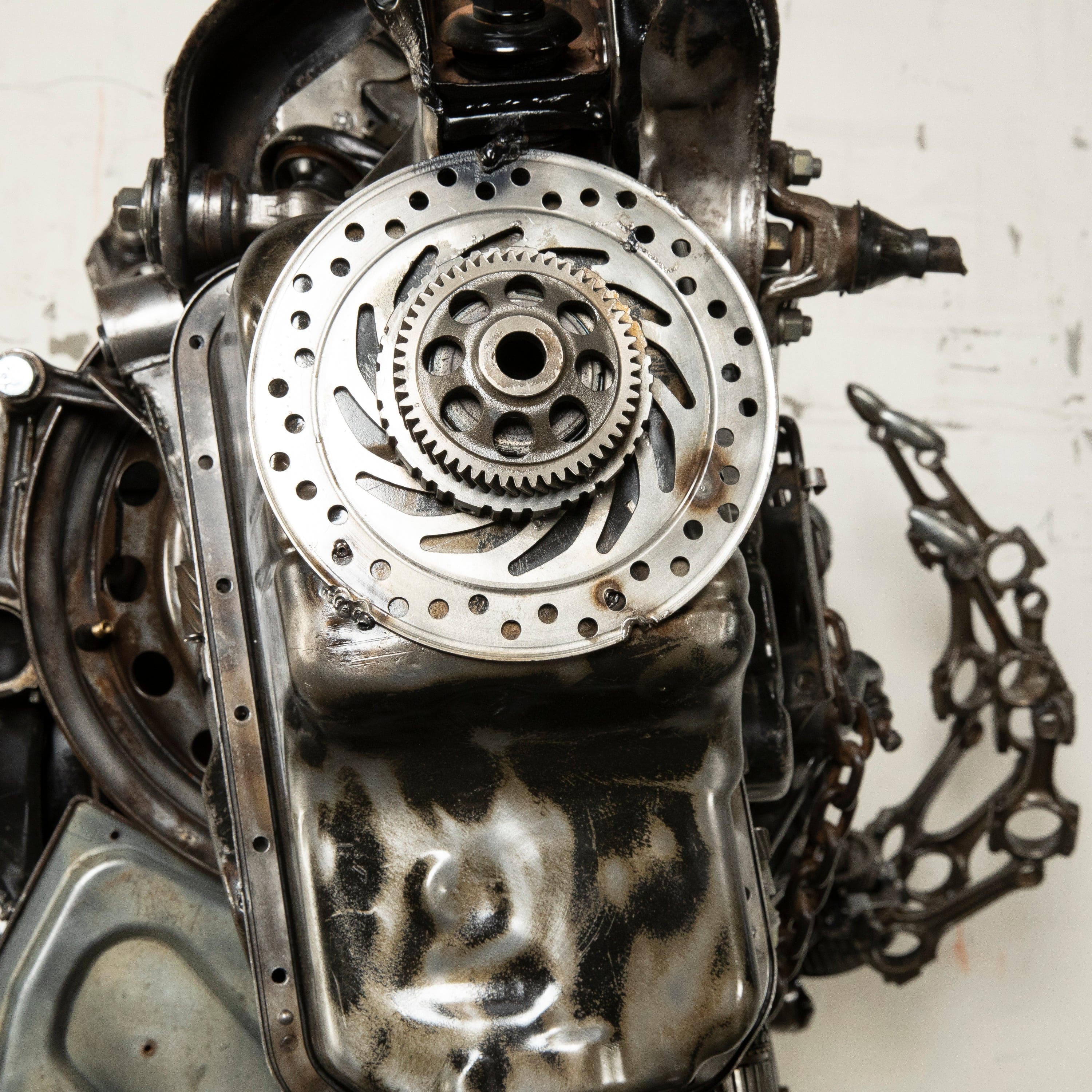 Kalifano Recycled Metal Art 79" Megatron Inspired Recycled Metal Art Sculpture RMS-MEG200-S05