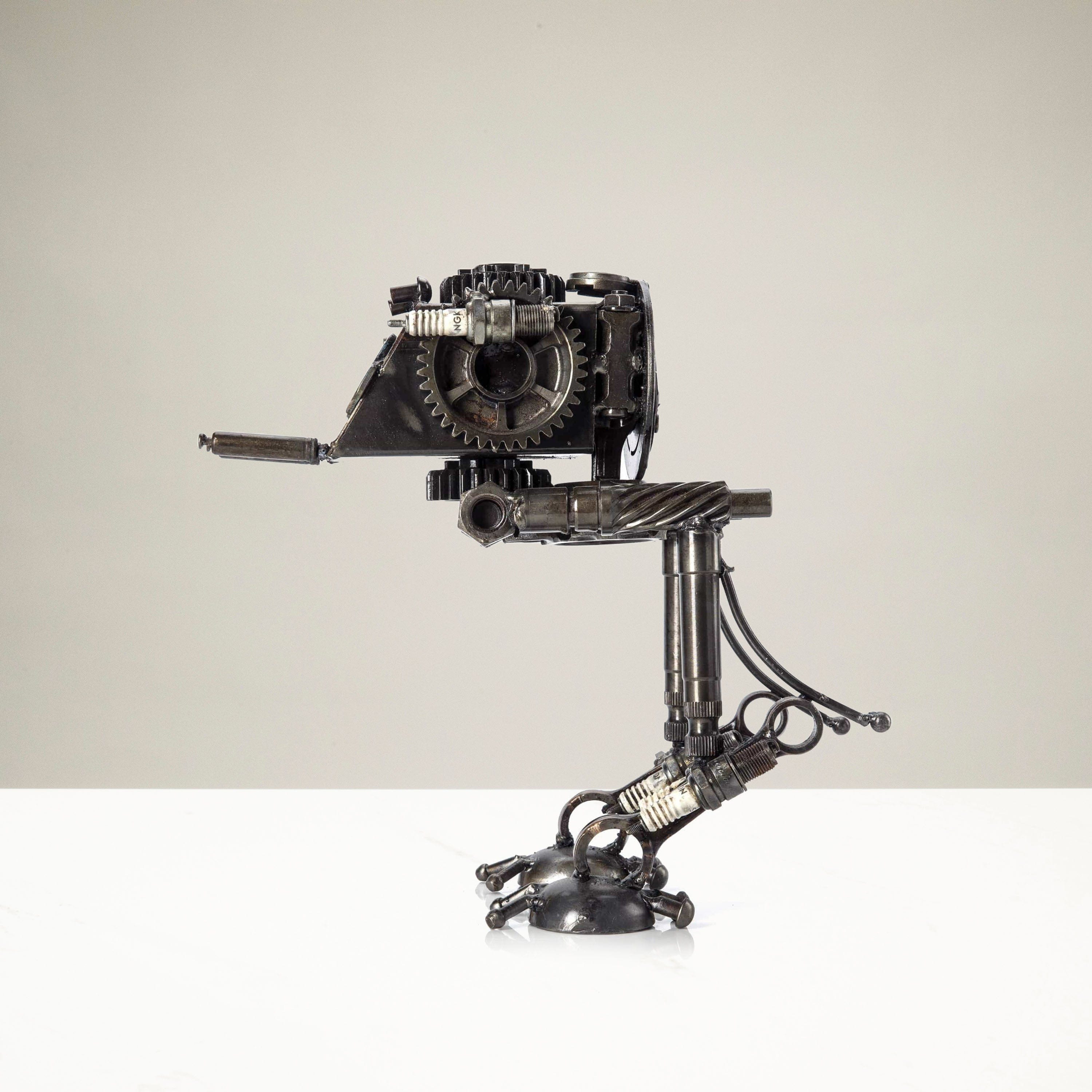 Kalifano Recycled Metal Art AT-ST Inspired Recycled Metal Sculpture RMS-1300ATST-N