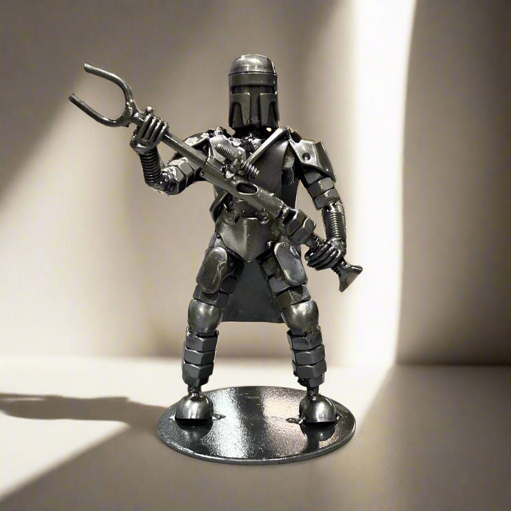 Kalifano Recycled Metal Art Manadlorian Inspired Recycled Metal Sculpture RMS-300MD-N