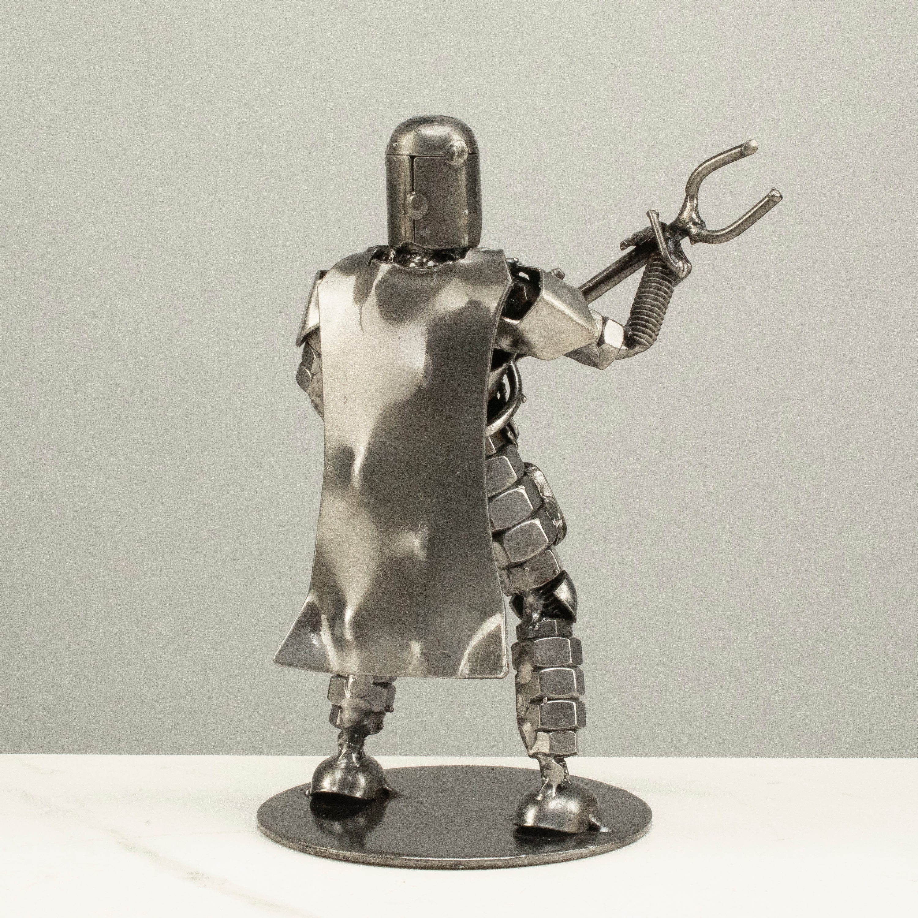Kalifano Recycled Metal Art Manadlorian Inspired Recycled Metal Sculpture RMS-300MD-N