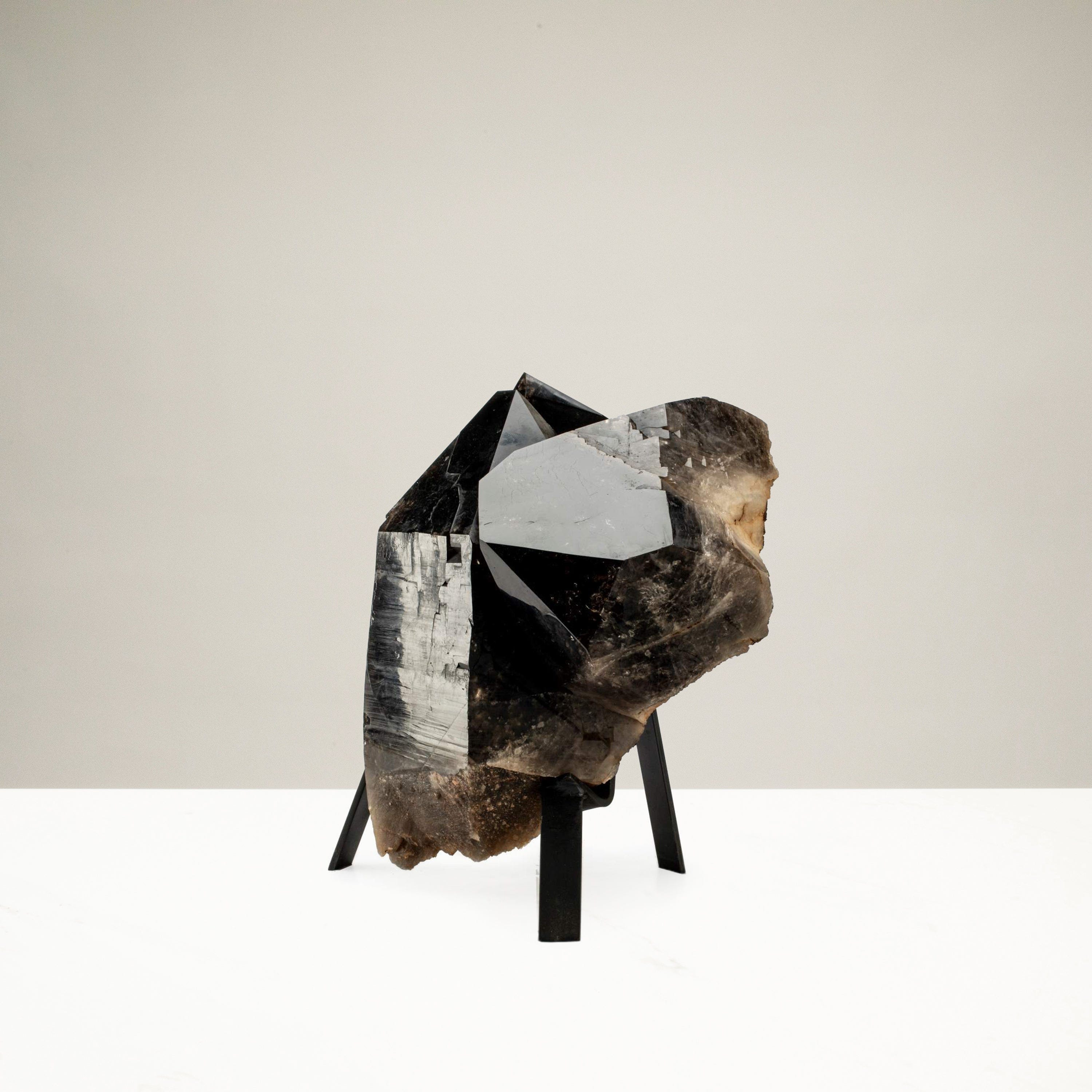 Kalifano Smoky Quartz Smoky Quartz Cluster - 18 in / 86 lbs SQ22000.001