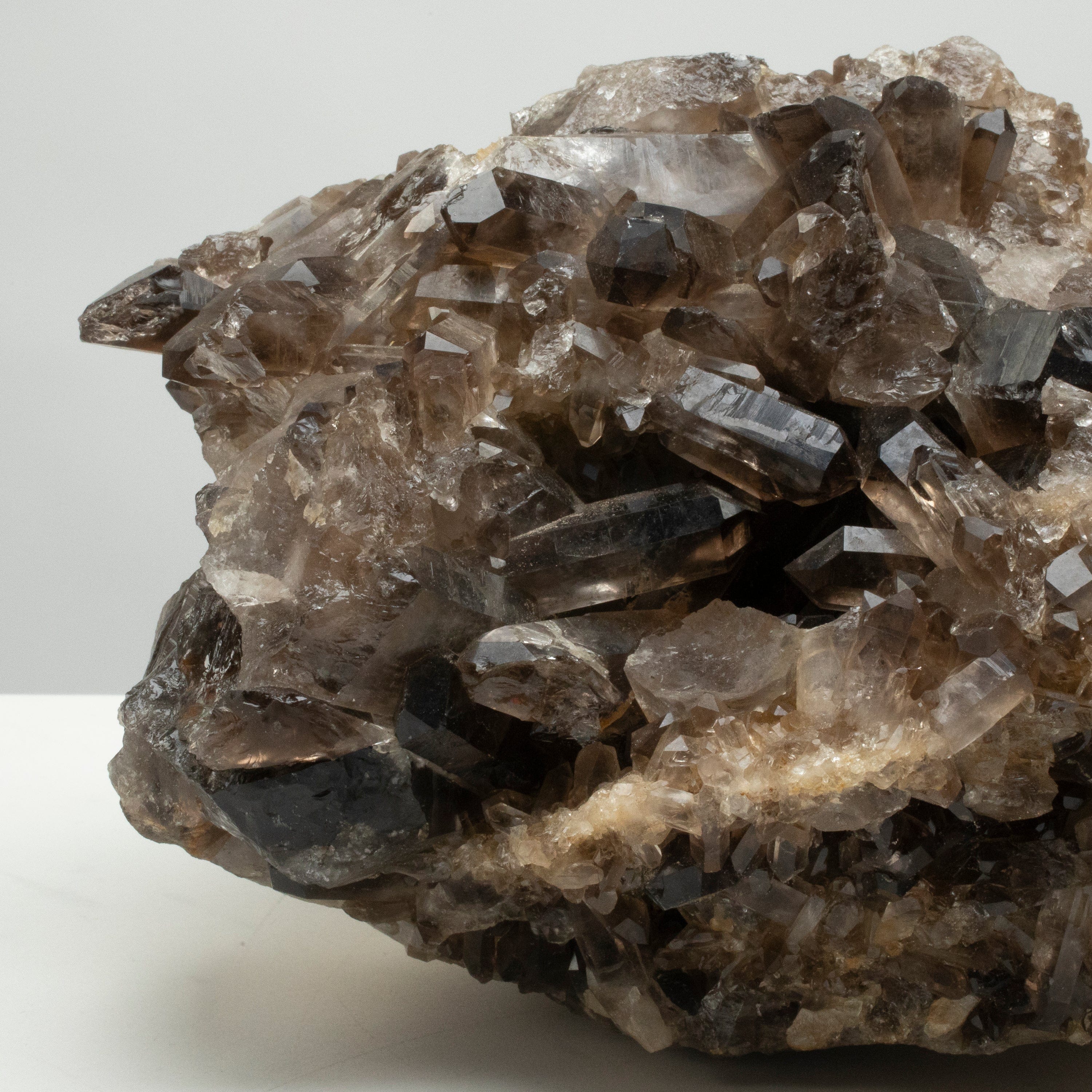 Kalifano Smoky Quartz Smoky Quartz Cluster from Brazil - 12" / 23.6 lbs SQ4800.002