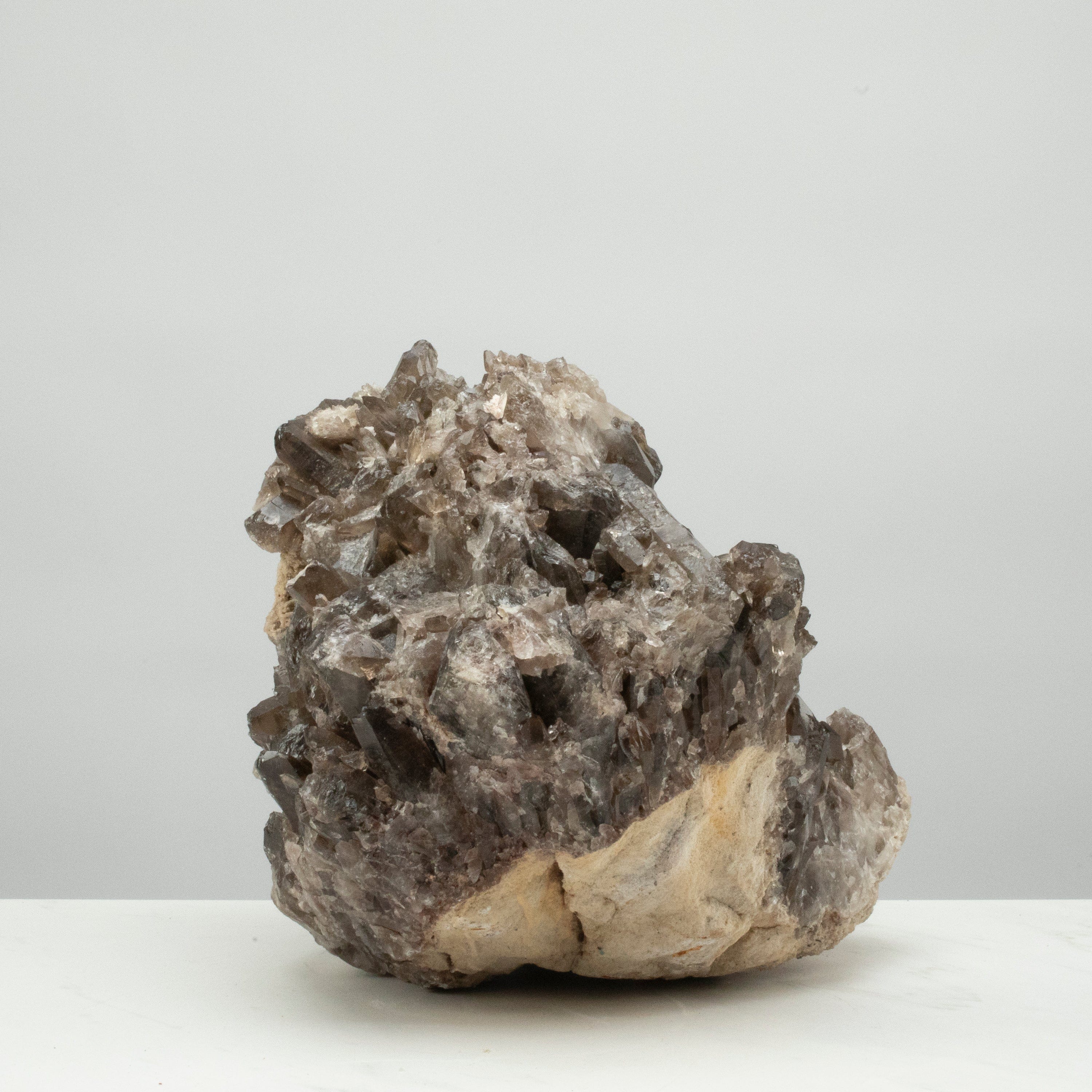Kalifano Smoky Quartz Smoky Quartz Cluster from Brazil - 13" / 26.7 lbs SQ5000.005