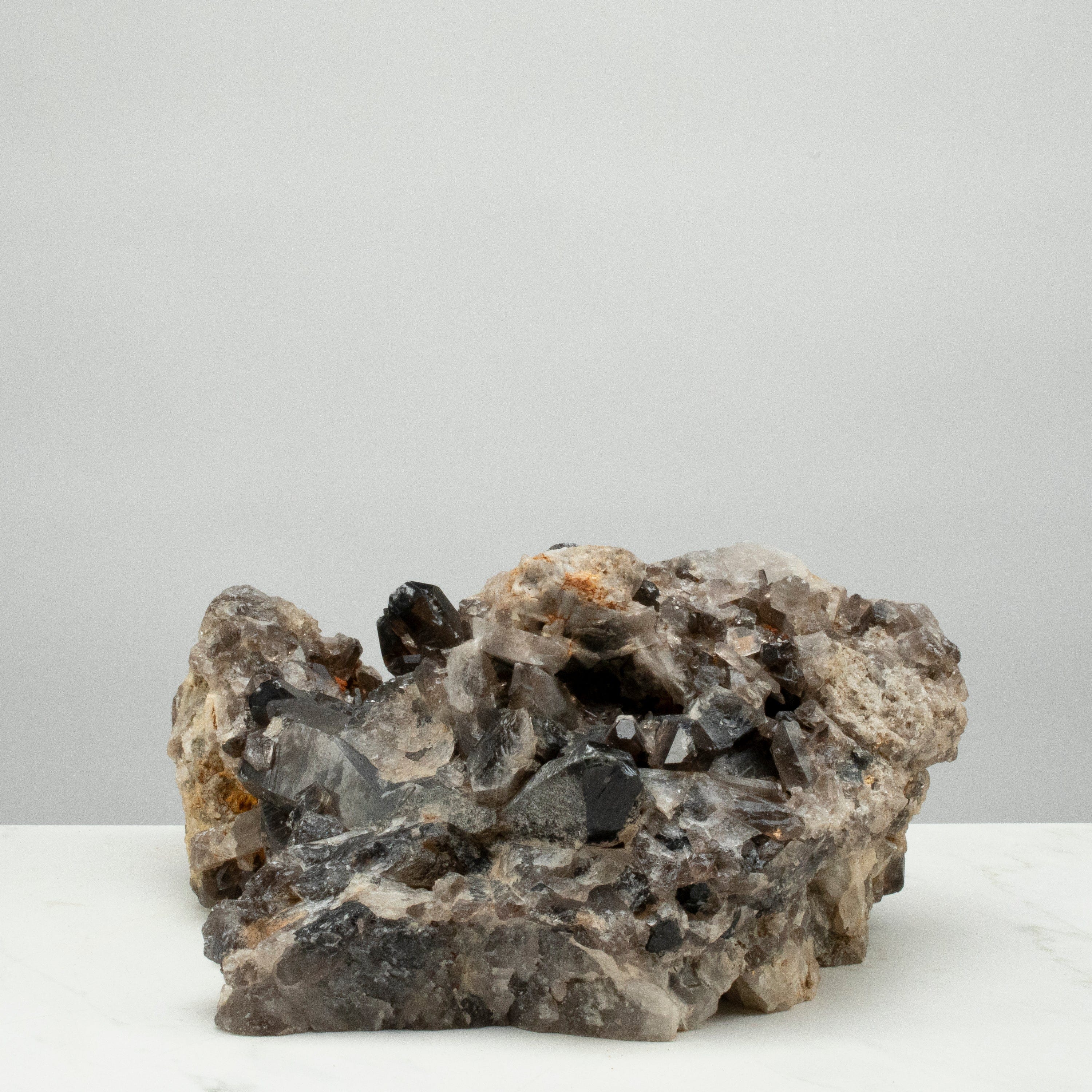 Kalifano Smoky Quartz Smoky Quartz Cluster from Brazil - 14" / 25.8 lbs SQ5000.002
