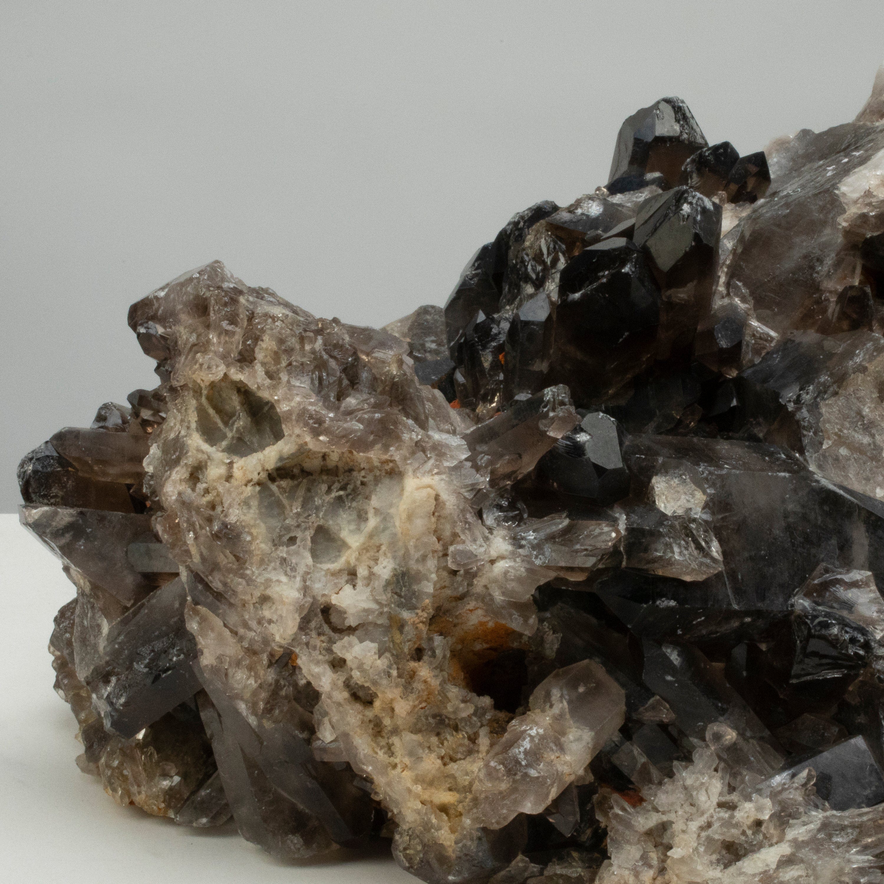 Kalifano Smoky Quartz Smoky Quartz Cluster from Brazil - 14" / 25.8 lbs SQ5000.002