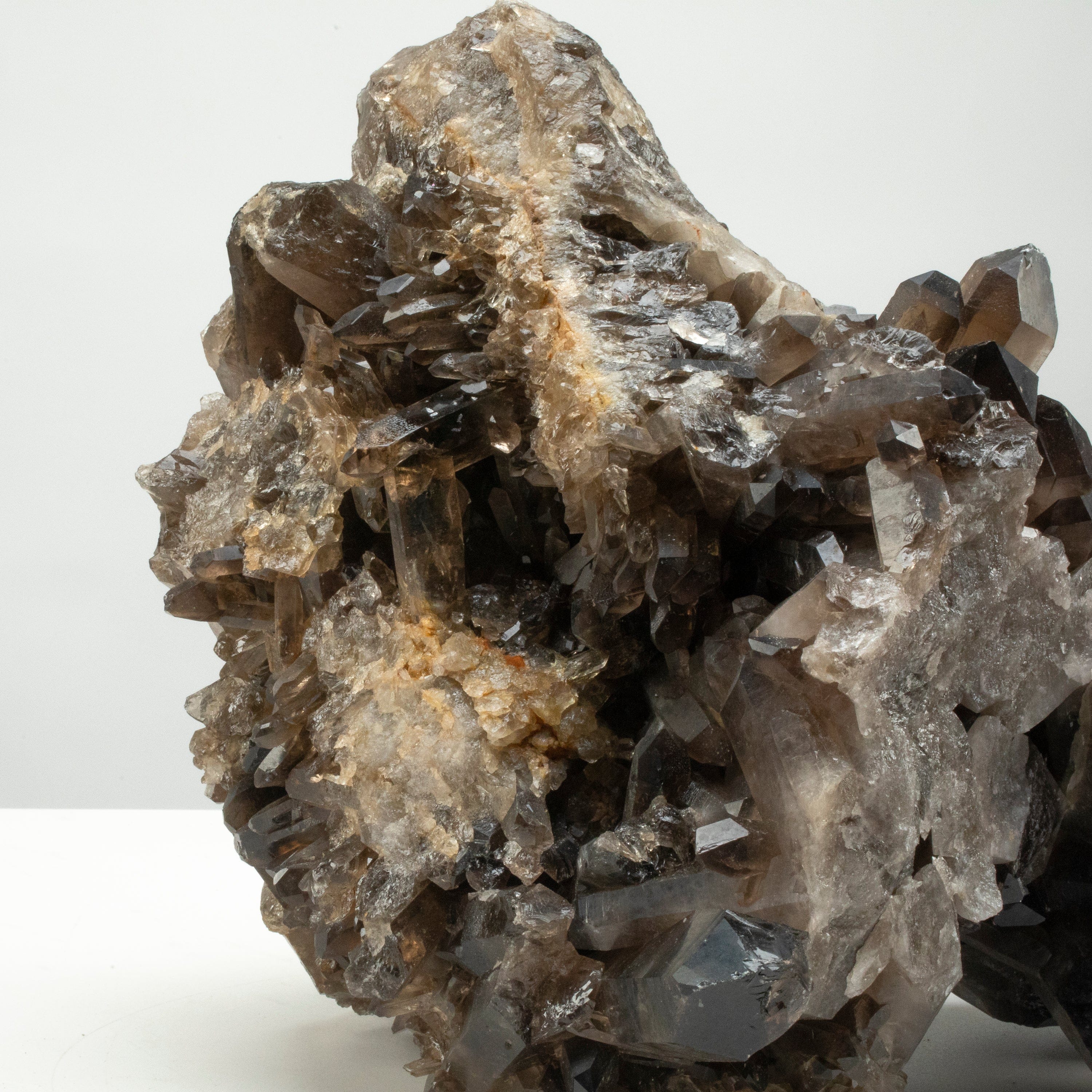 Kalifano Smoky Quartz Smoky Quartz Cluster from Brazil - 14" / 30.9 lbs SQ7800.003