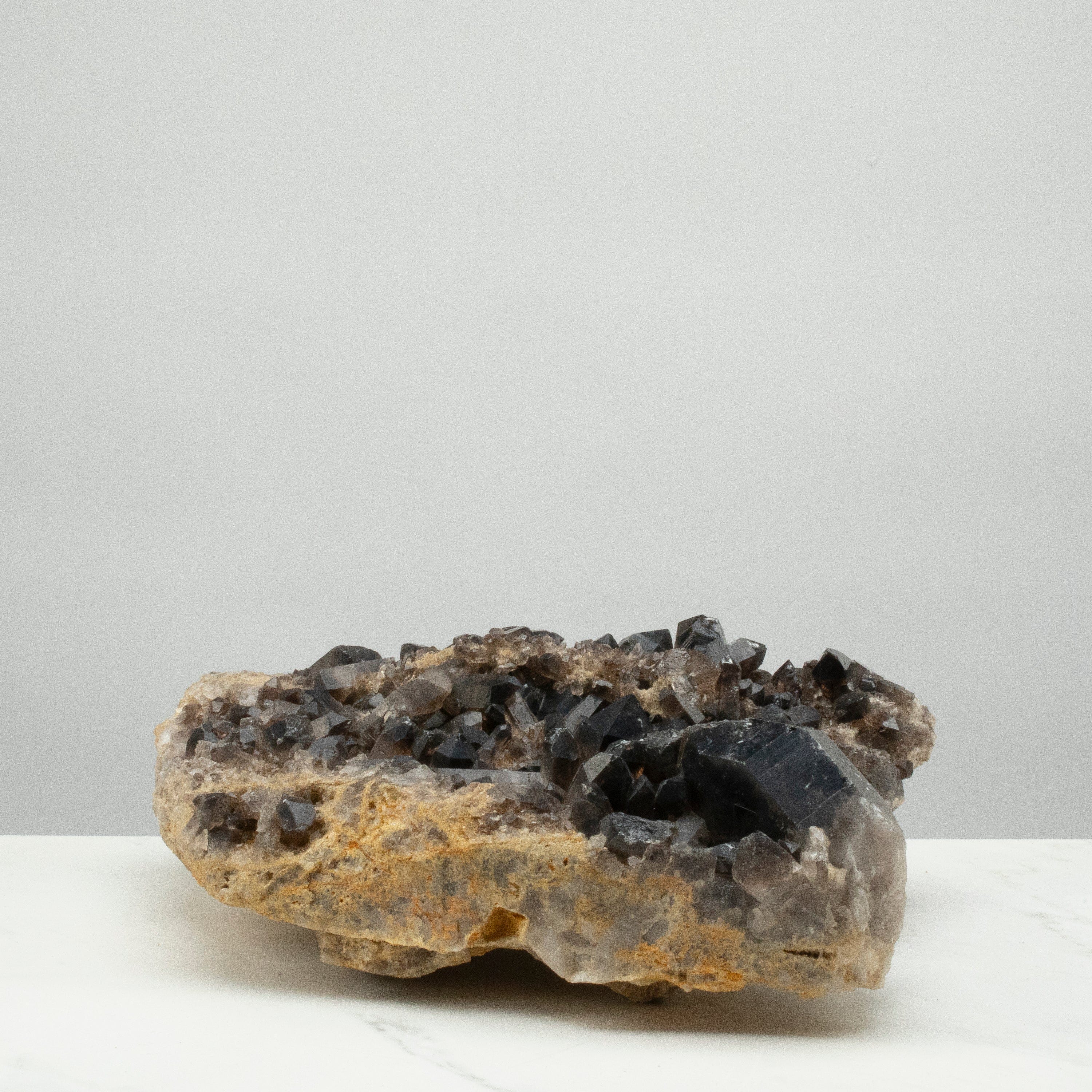 Kalifano Smoky Quartz Smoky Quartz Cluster from Brazil - 16" / 26 lbs SQ5800.001