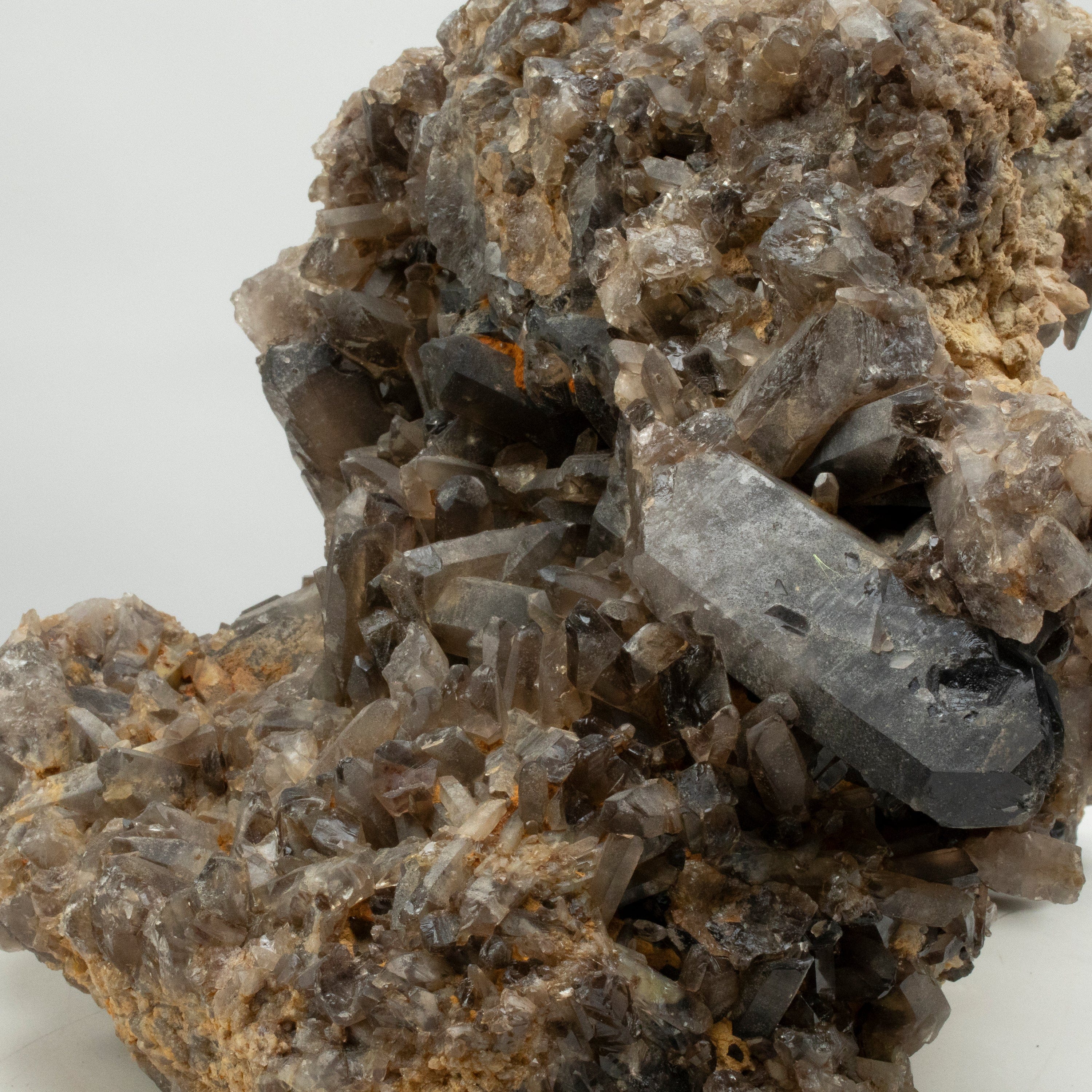 Kalifano Smoky Quartz Smoky Quartz Cluster from Brazil - 16" / 29.5 lbs SQ5600.004