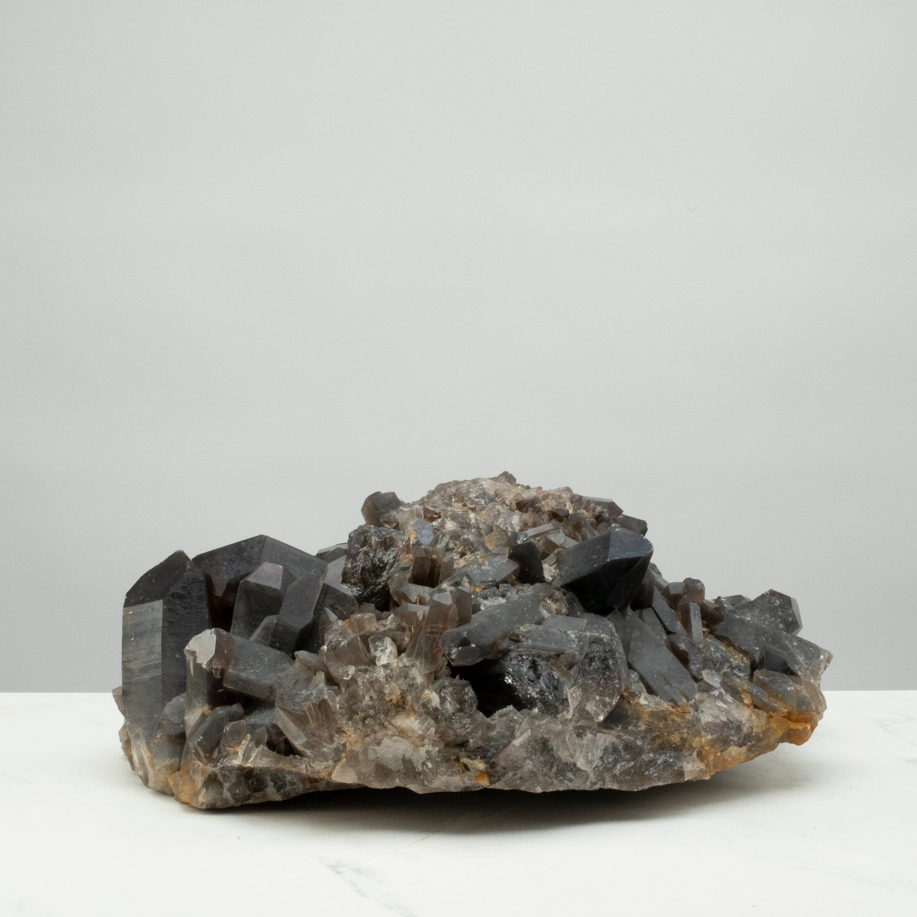 Kalifano Smoky Quartz Smoky Quartz Cluster from Brazil - 17" / 30.9 lbs SQ6800.002