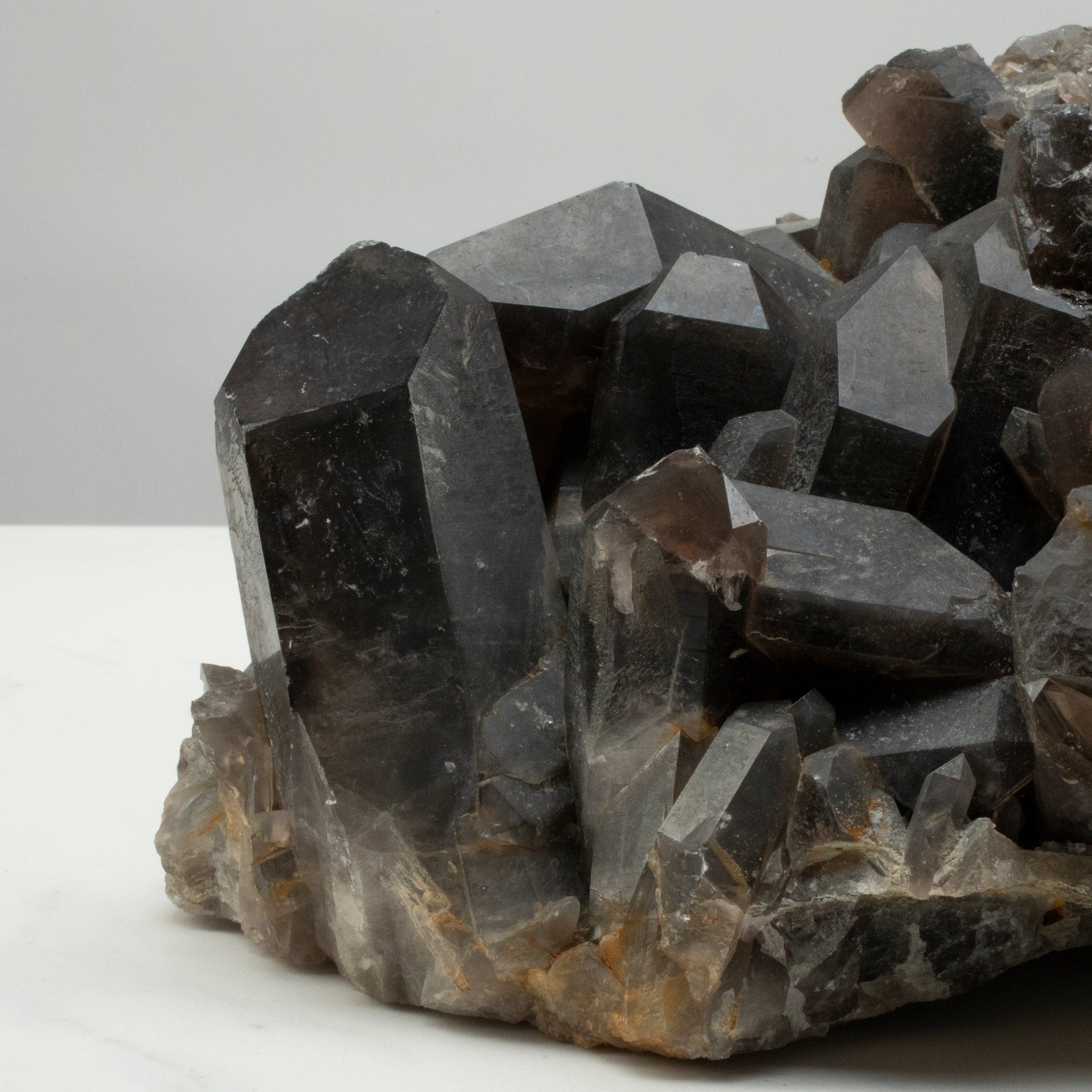 Kalifano Smoky Quartz Smoky Quartz Cluster from Brazil - 17" / 30.9 lbs SQ6800.002