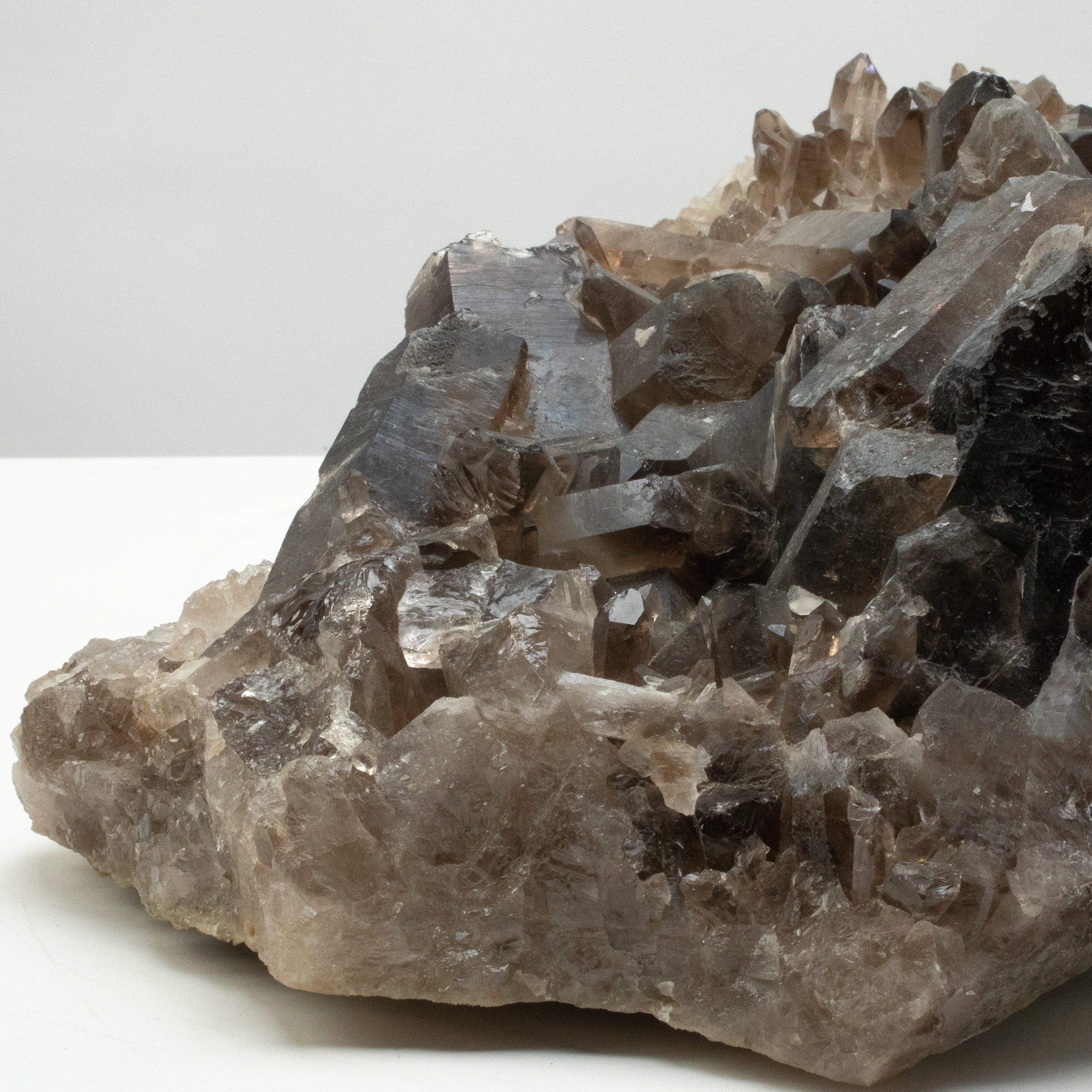 Kalifano Smoky Quartz Smoky Quartz Cluster from Brazil - 18" / 34.4 lbs SQ7800.004