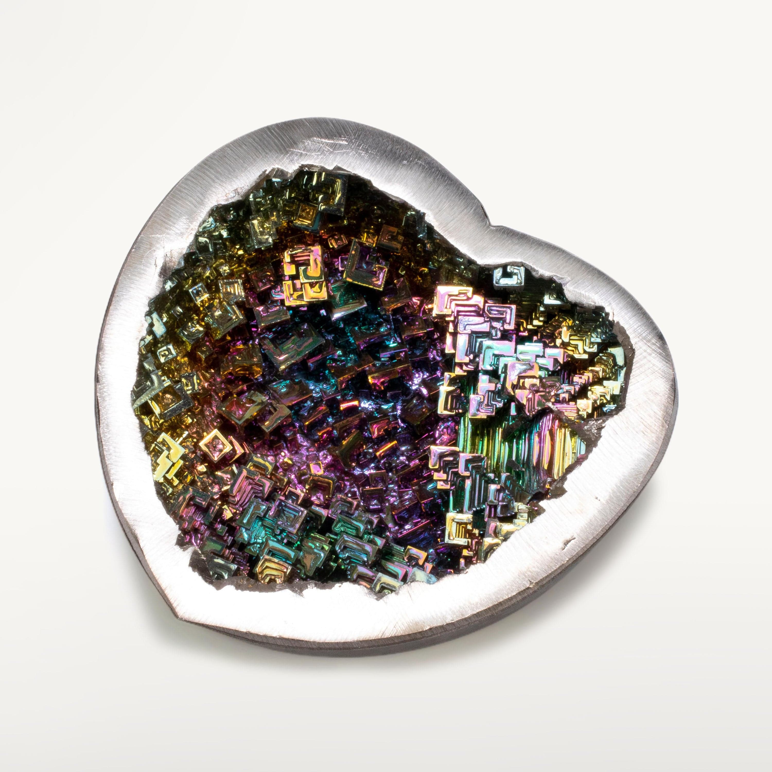 KALIFANO TUMBLED STONES Bismuth Heart - 4.5" BISMUTH-H