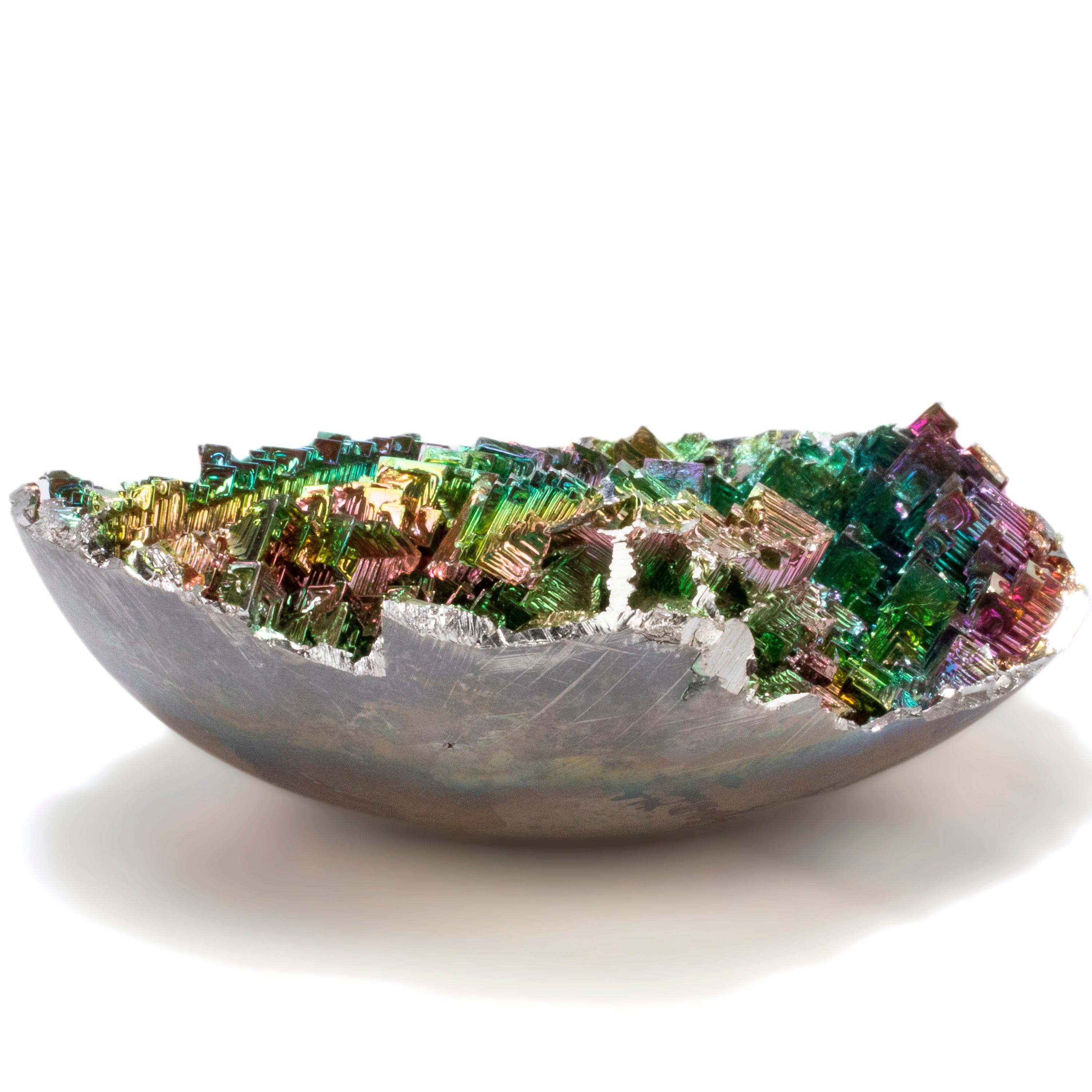 KALIFANO TUMBLED STONES Large Bismuth Geode BISMUTH-G-L