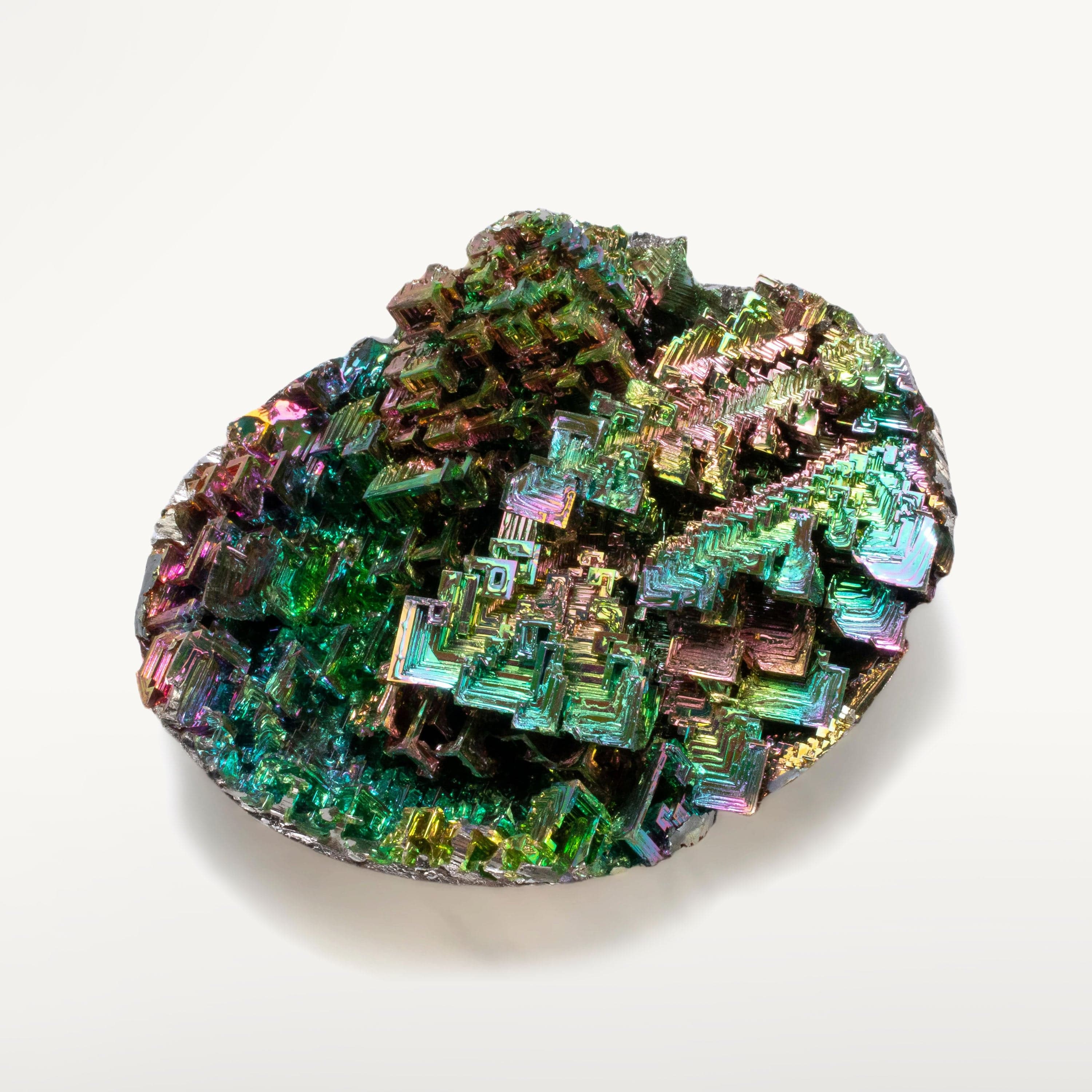 KALIFANO TUMBLED STONES Large Bismuth Geode BISMUTH-G-L