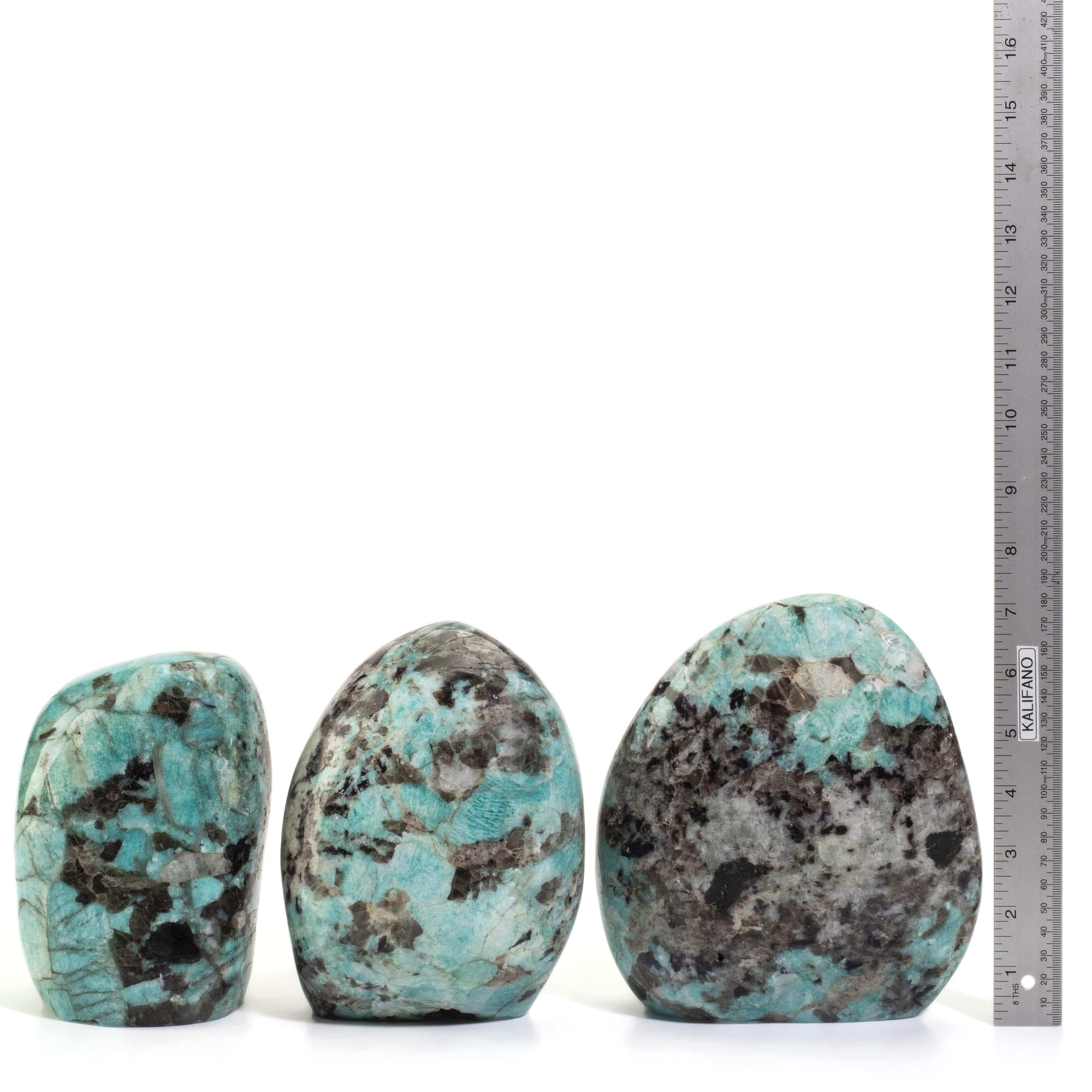 Kalifano AMAZONITE Amazonite Freeform Cut Base - 7" / 3,100g CB2000-AZ