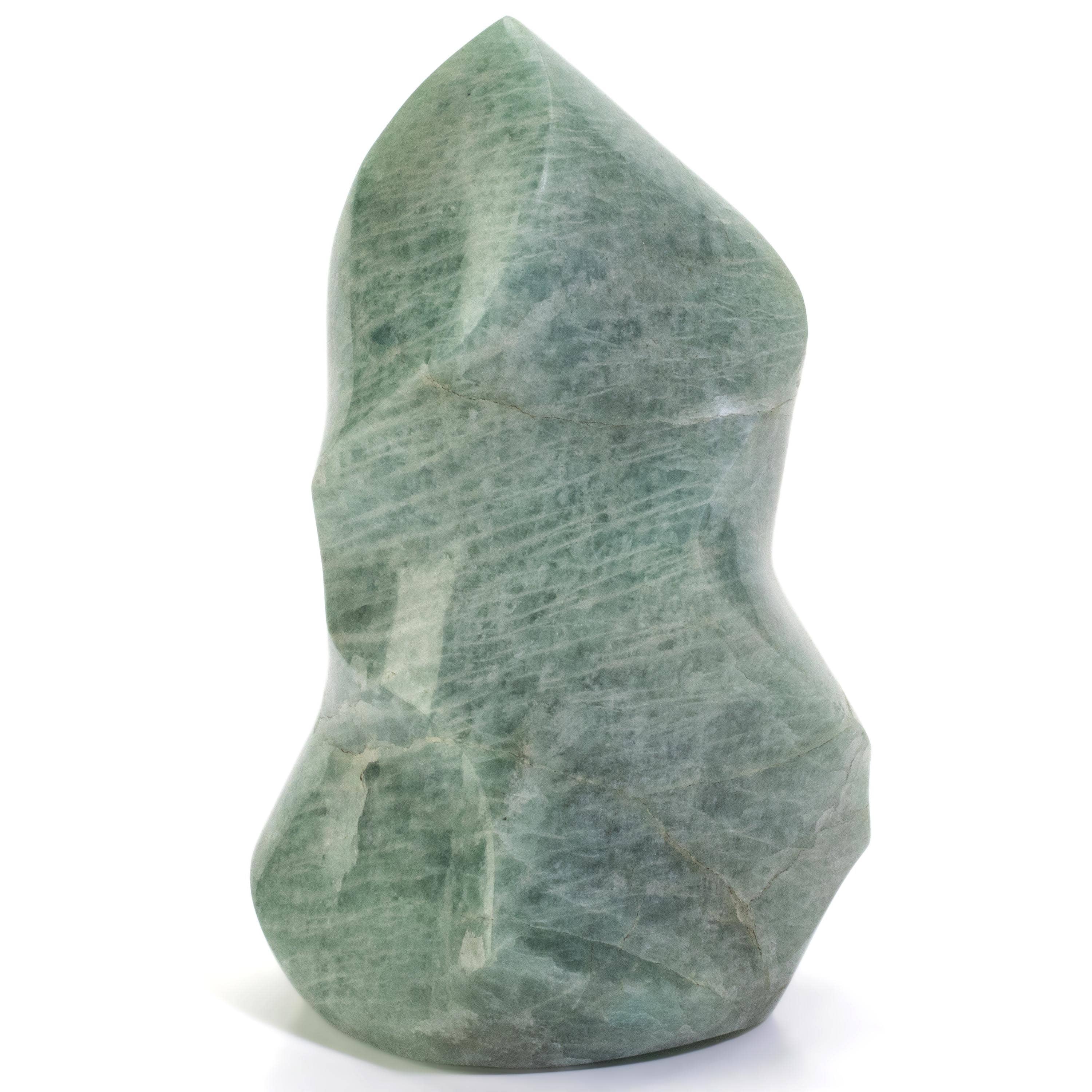 Kalifano AMAZONITE Amazonite Twist Flame - 5" / 600g CBF400-AZ