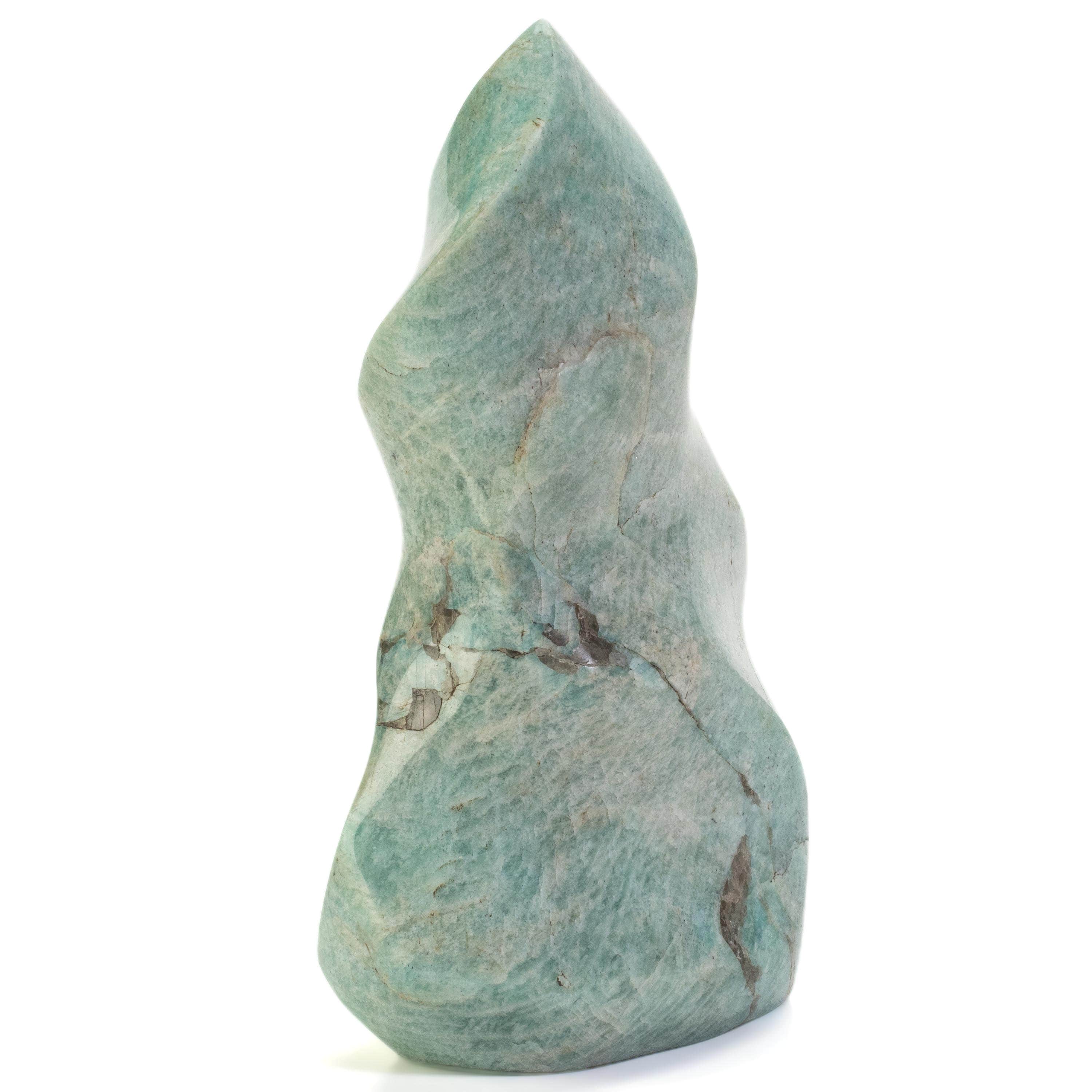 Kalifano AMAZONITE Amazonite Twist Flame - 6" / 875g CBF600-AZ