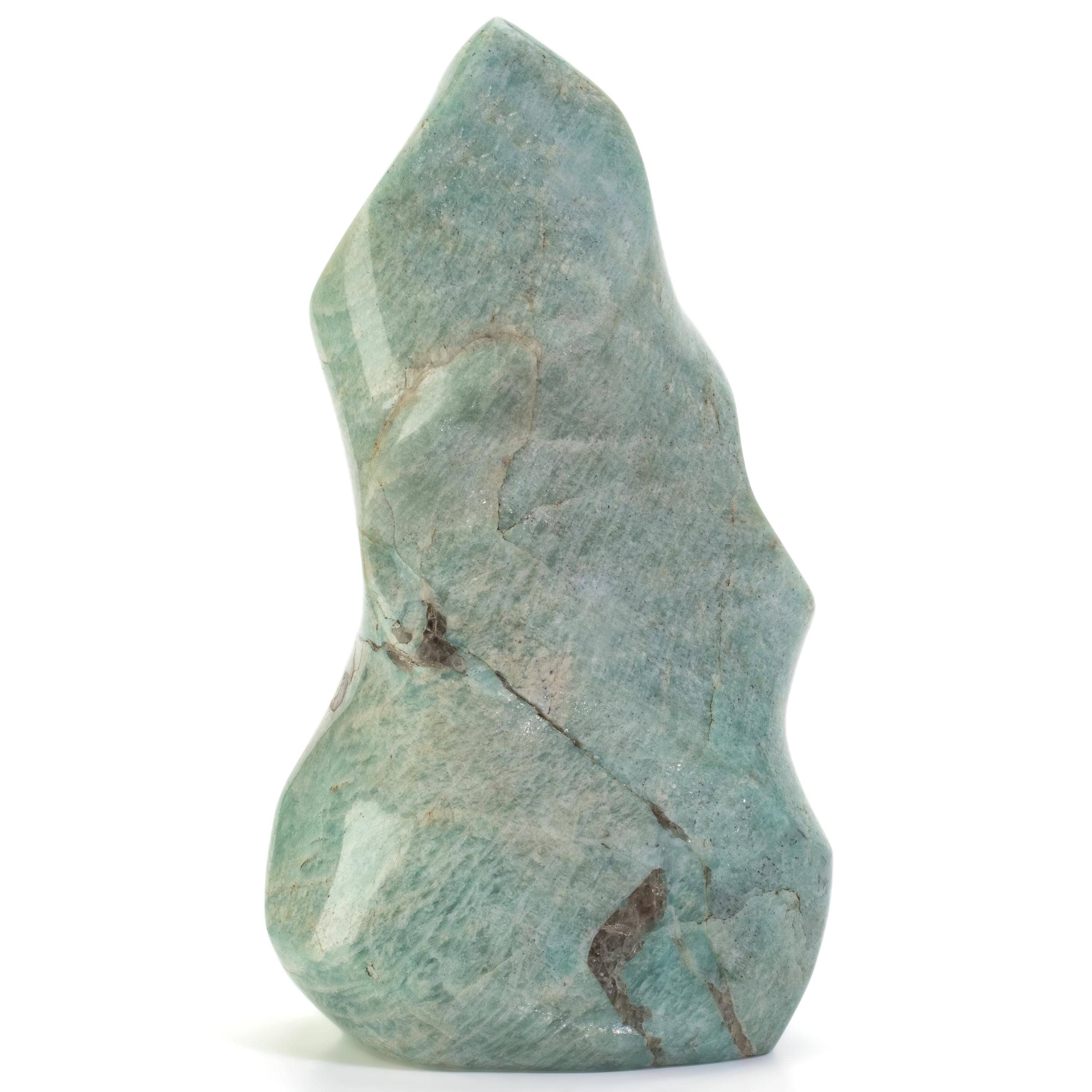 Kalifano AMAZONITE Amazonite Twist Flame - 6" / 875g CBF600-AZ