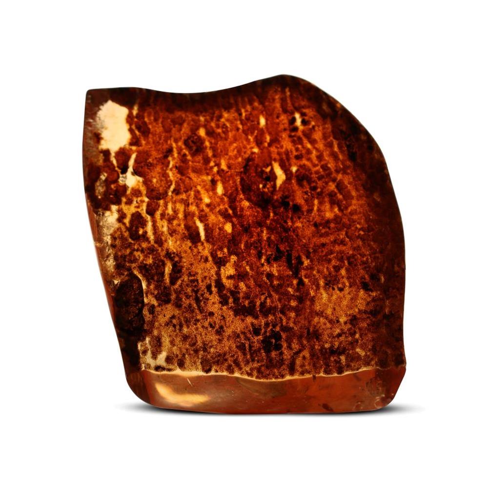 Kalifano Amber AMBER2000.001 - Copal Amber Columbia- 355 Grams 4.5" x 1.25" x 5" AMBER2000.001