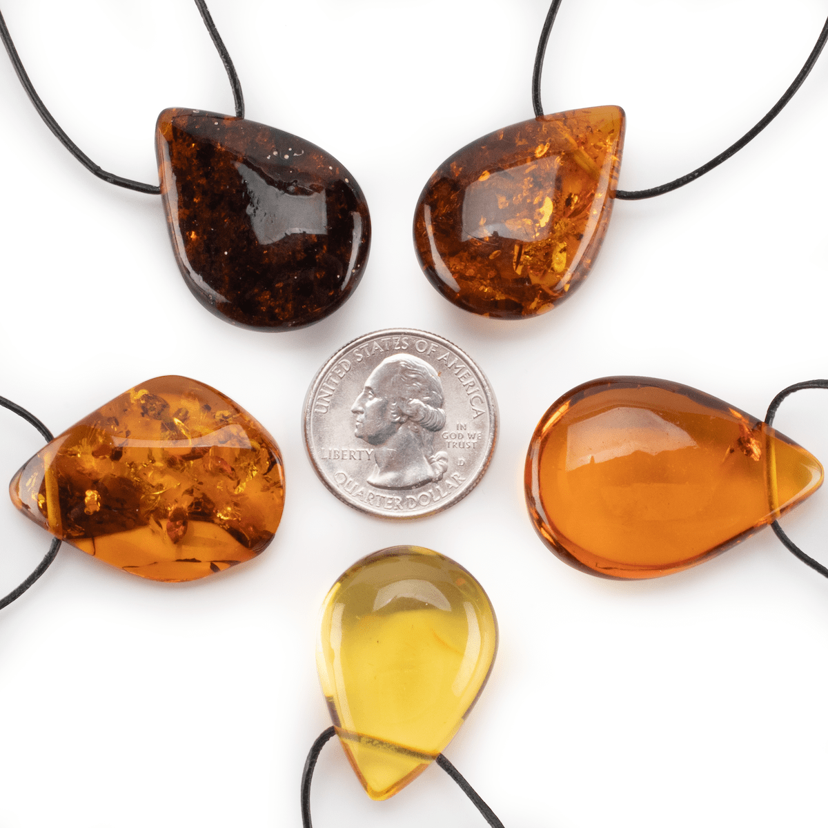 Kalifano AMBN180 - Baltic Amber Necklace AMBN180