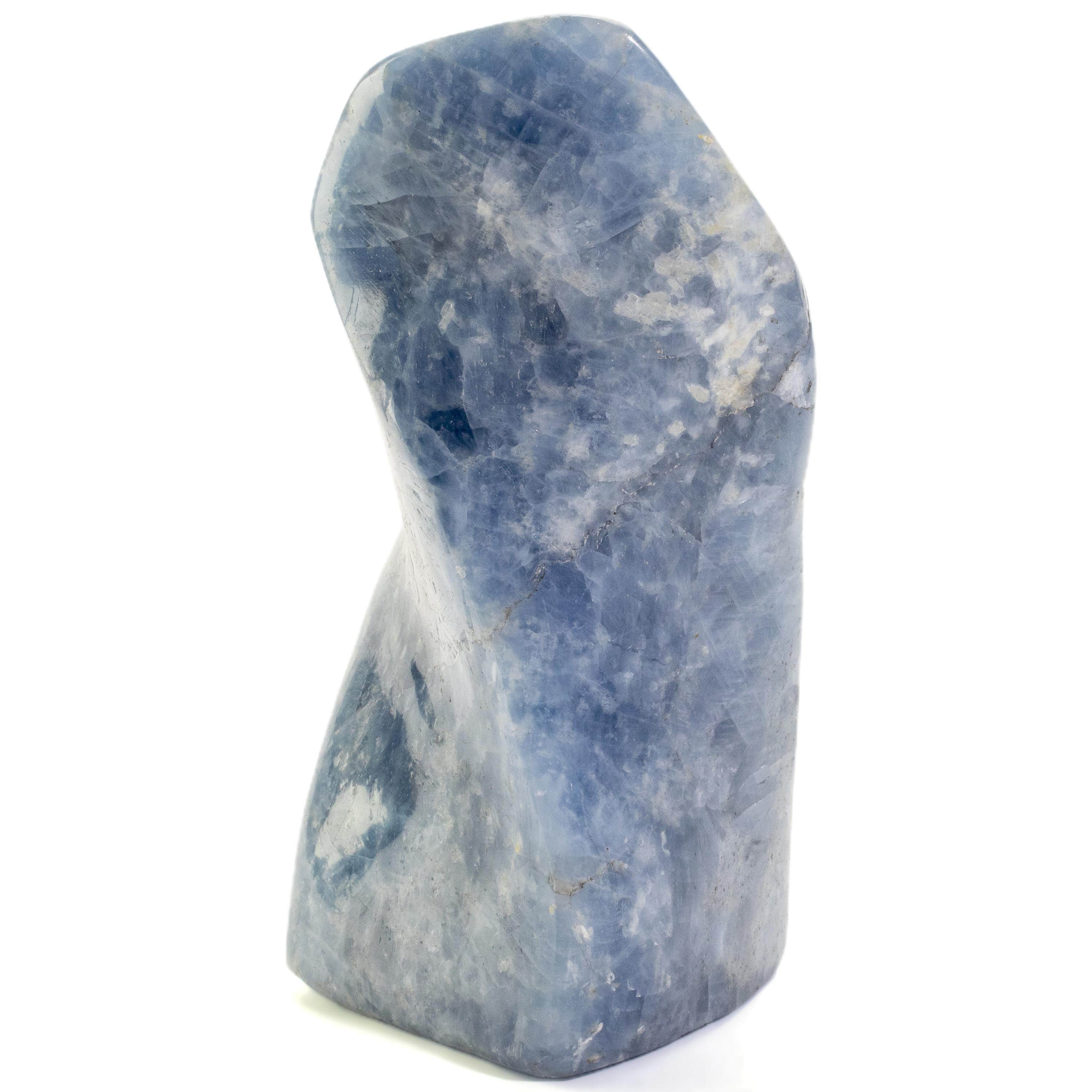 Kalifano Blue Calcite Blue Calcite Twist Flame - 6.5" / 1,800g CBF1200-BC