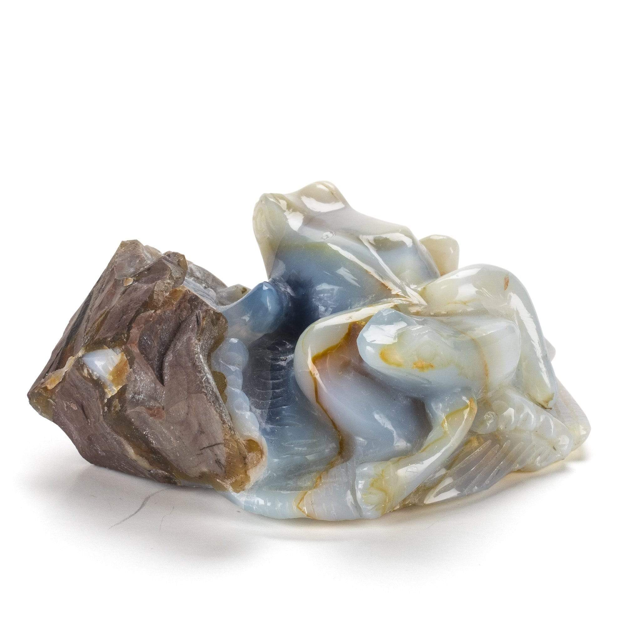KALIFANO Boulder Opal Carving CV-2400-OPL.002