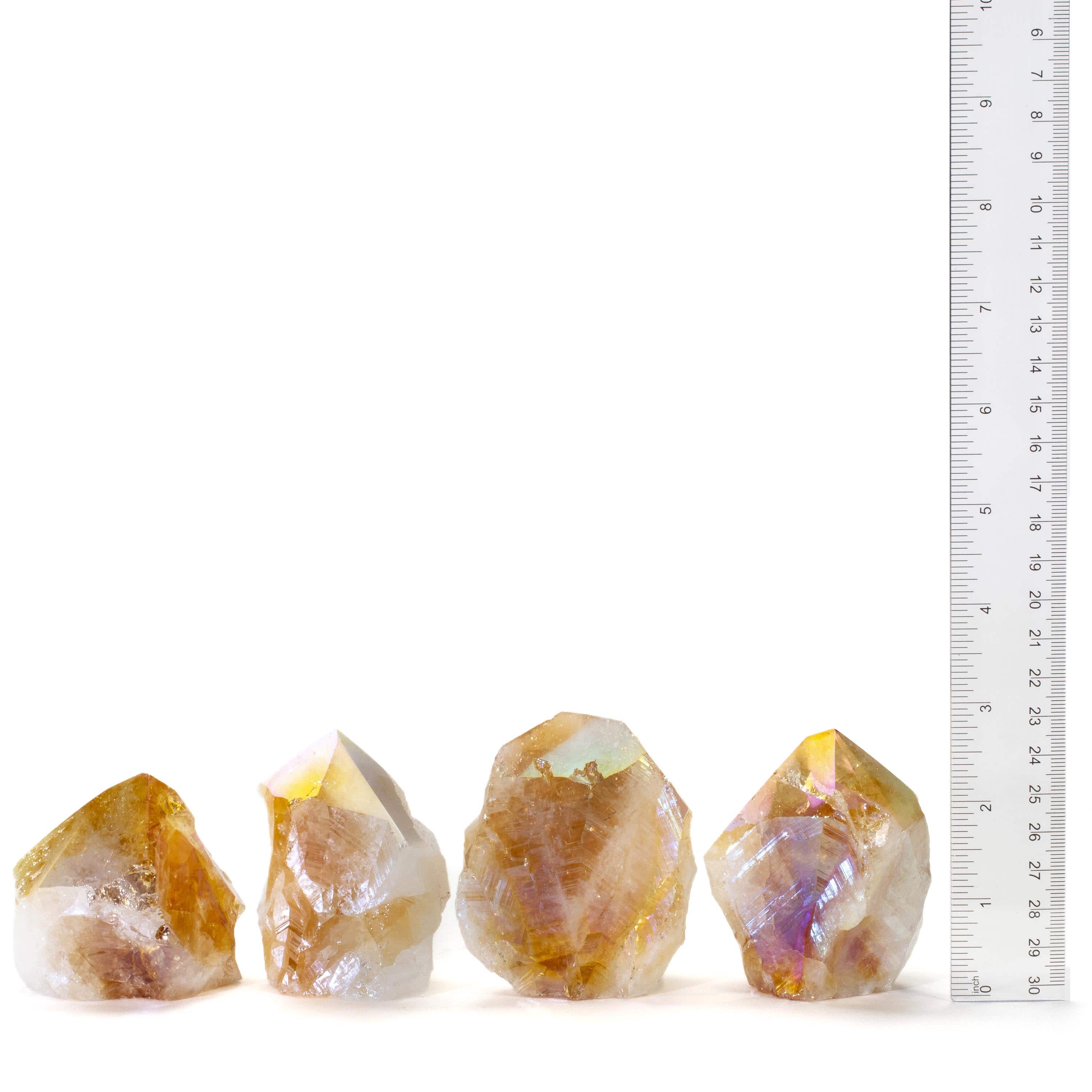 KALIFANO Citrine Aura Borealis Citrine Point - 180 g ABP180-CT