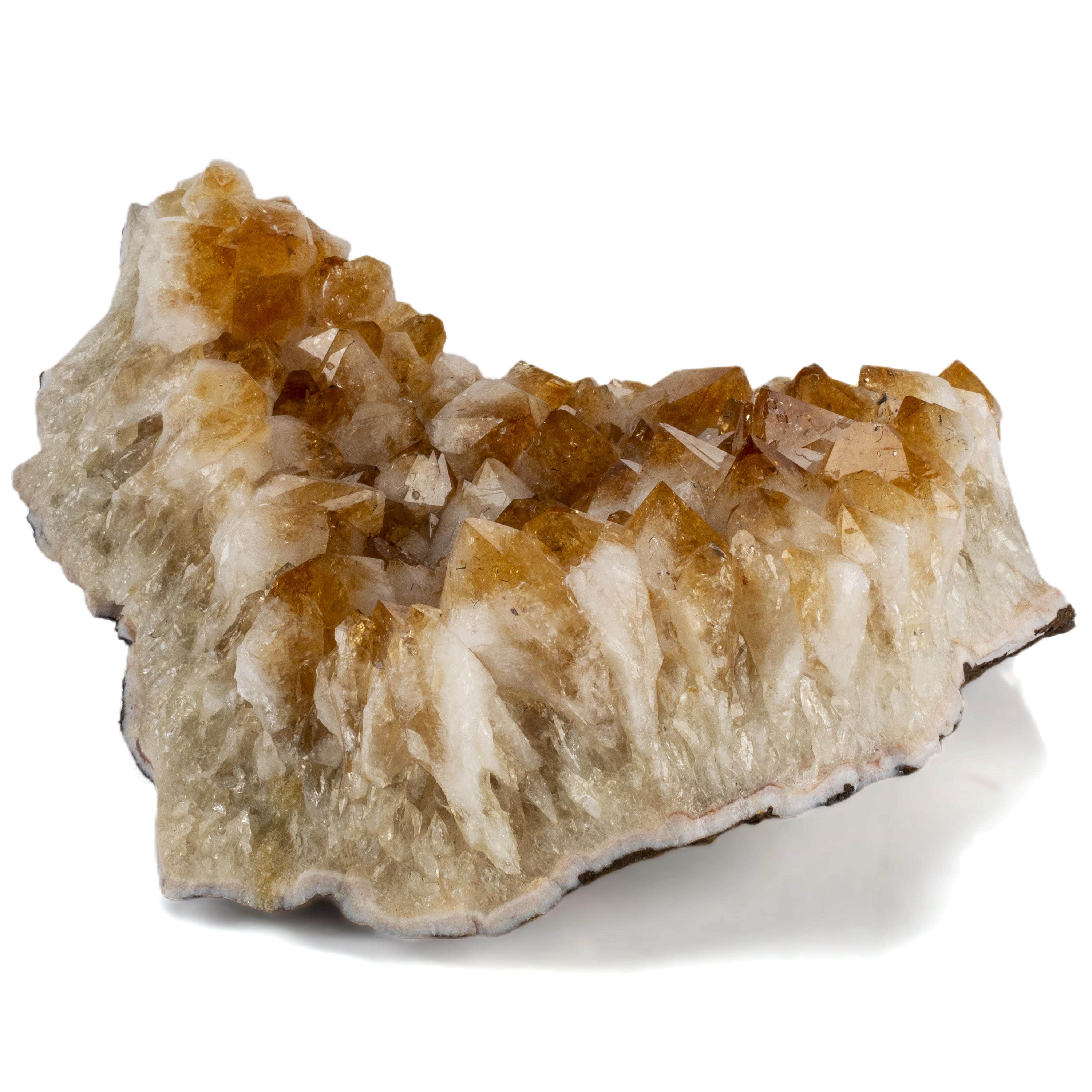 Kalifano Citrine Citrine Geode - 10 in. / 12.8 lbs BCG2400.003