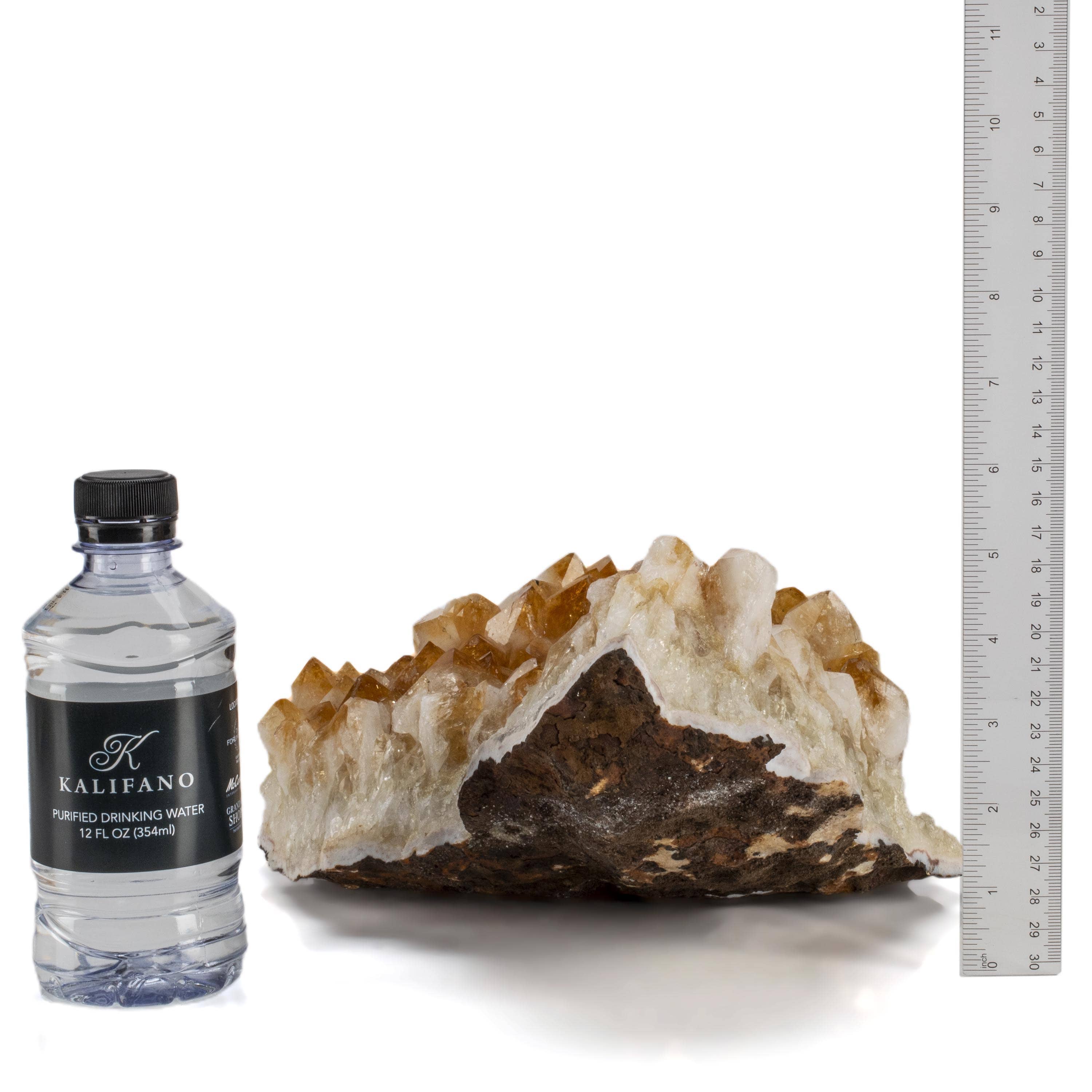 Kalifano Citrine Citrine Geode - 10 in. / 12.8 lbs BCG2400.003