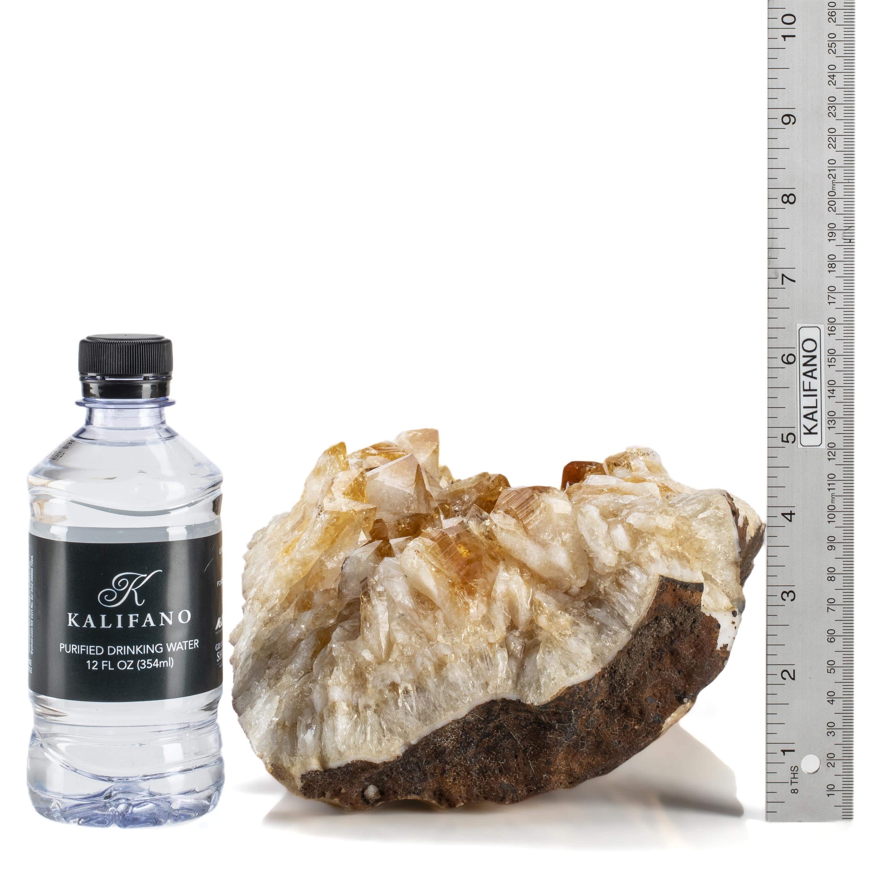 Kalifano Citrine Citrine Geode - 11.5 in. / 14.3 lbs BCG2800.007