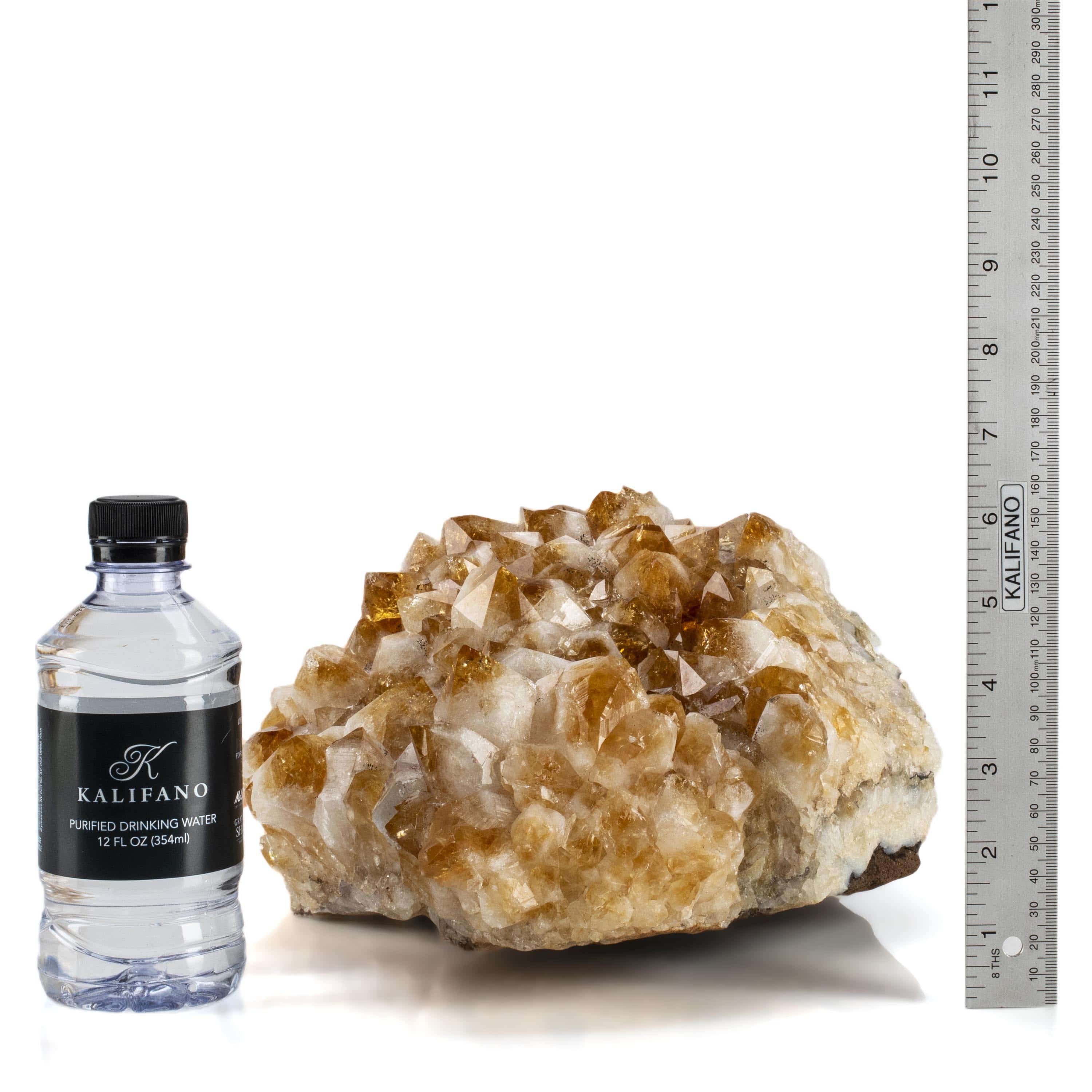 Kalifano Citrine Citrine Geode - 13 in. / 24.7 lbs BCG4800.009