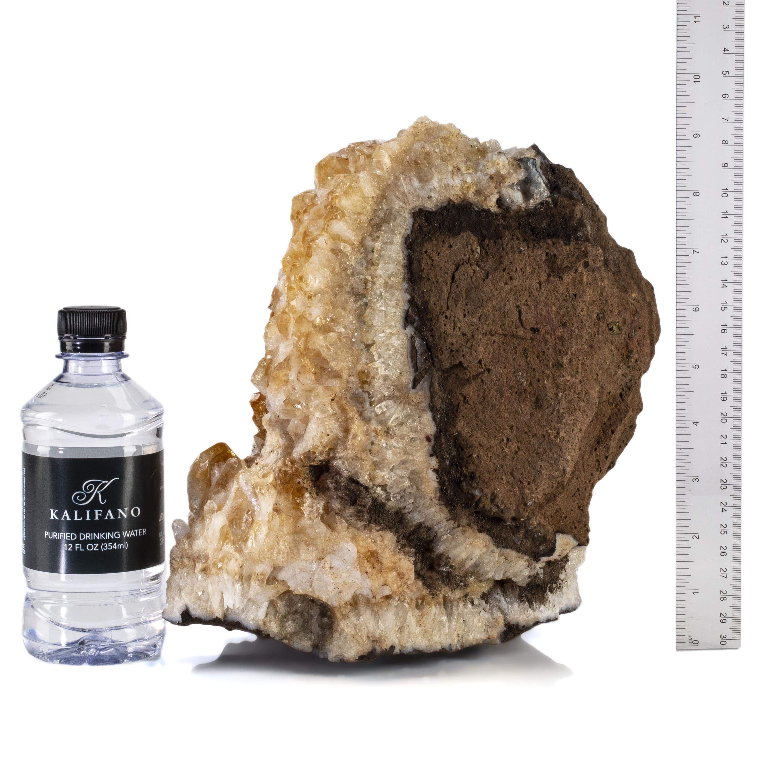 Kalifano Citrine Citrine Geode - 9 in. / 20.5 lbs BCG4000.003