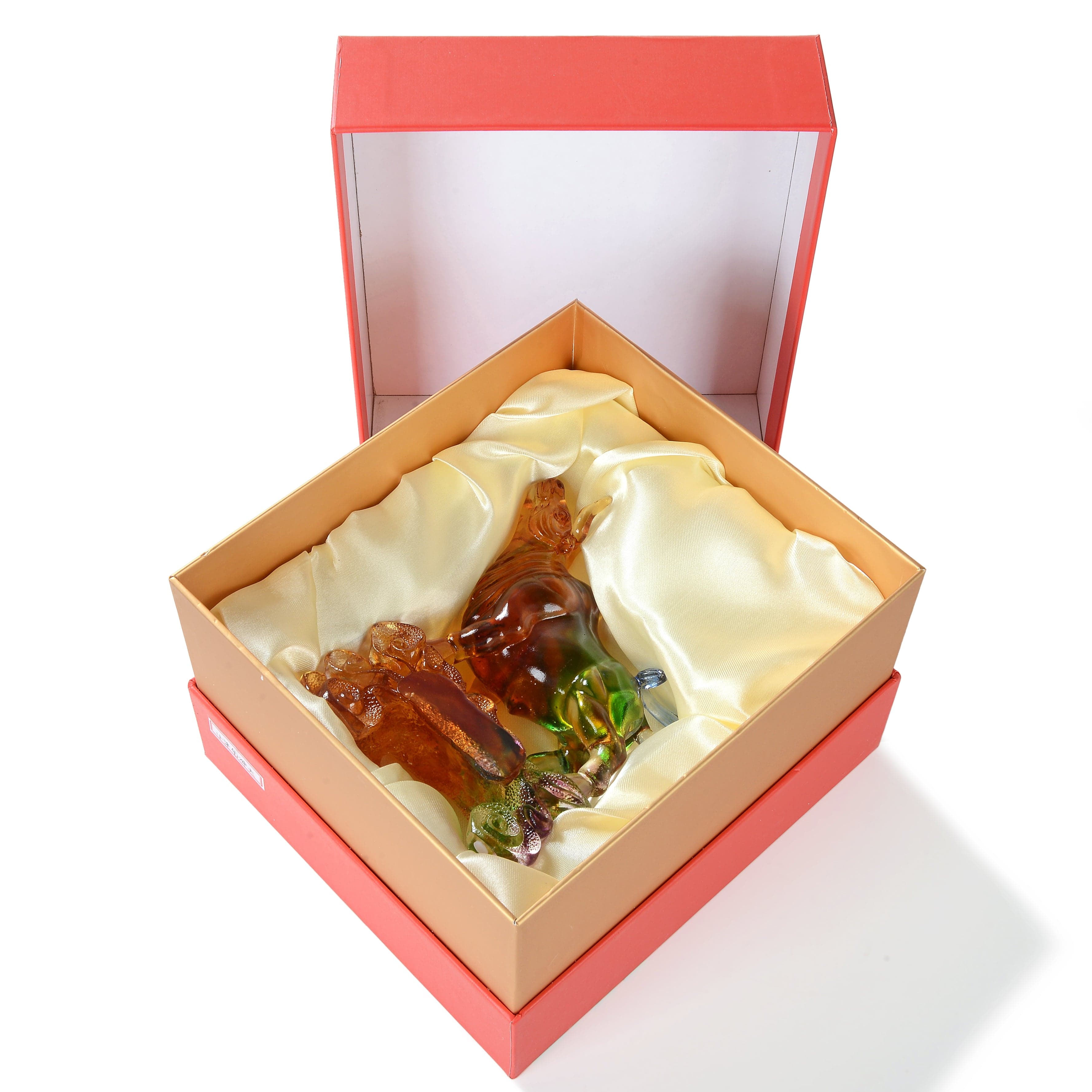 Kalifano Crystal Carving Calm Cow Crystal Carving - A Symbol of Nurturance and Serenity CR360-COW
