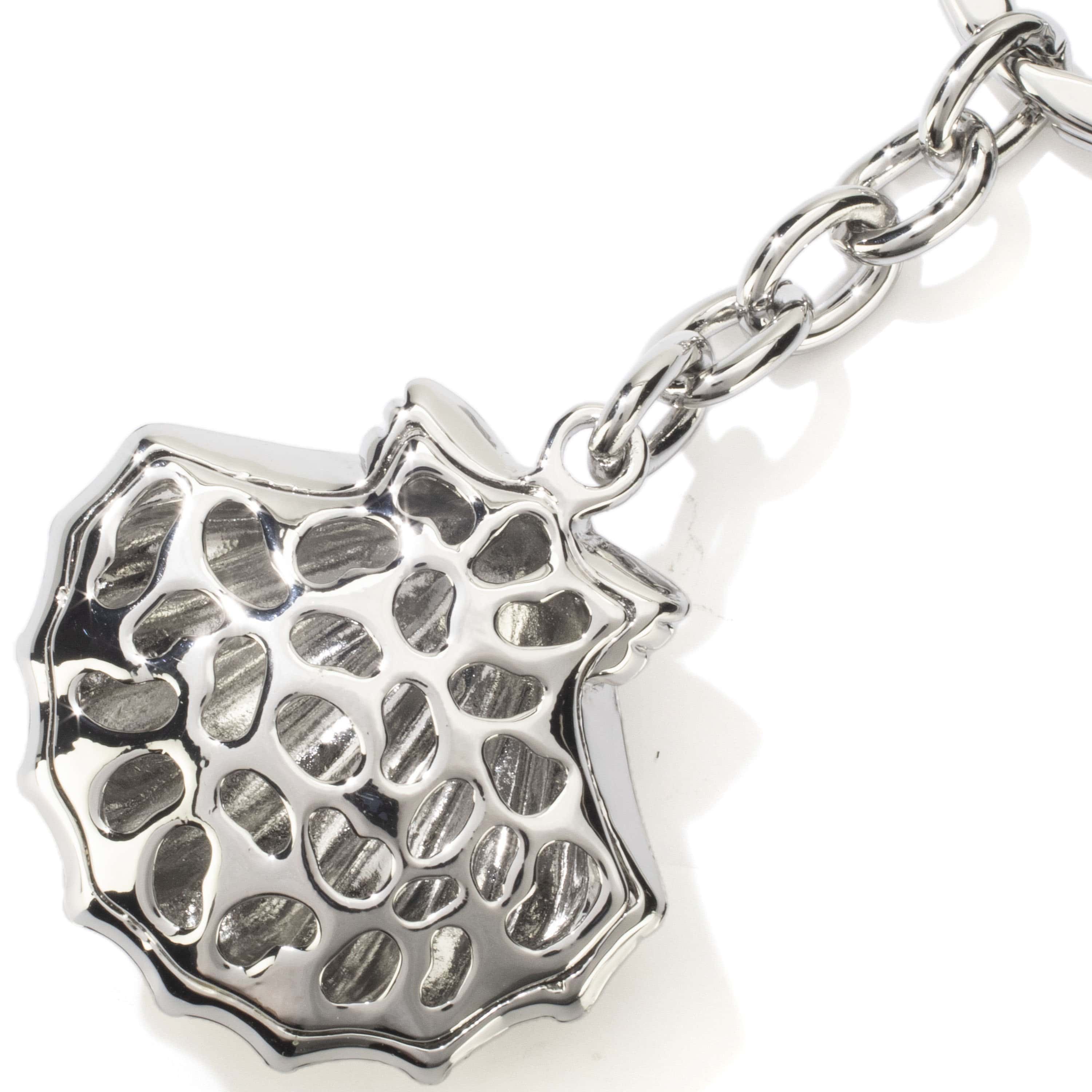 Kalifano Crystal Keychains Clamshell Keychain made with Swarovski Crystals SKC-093