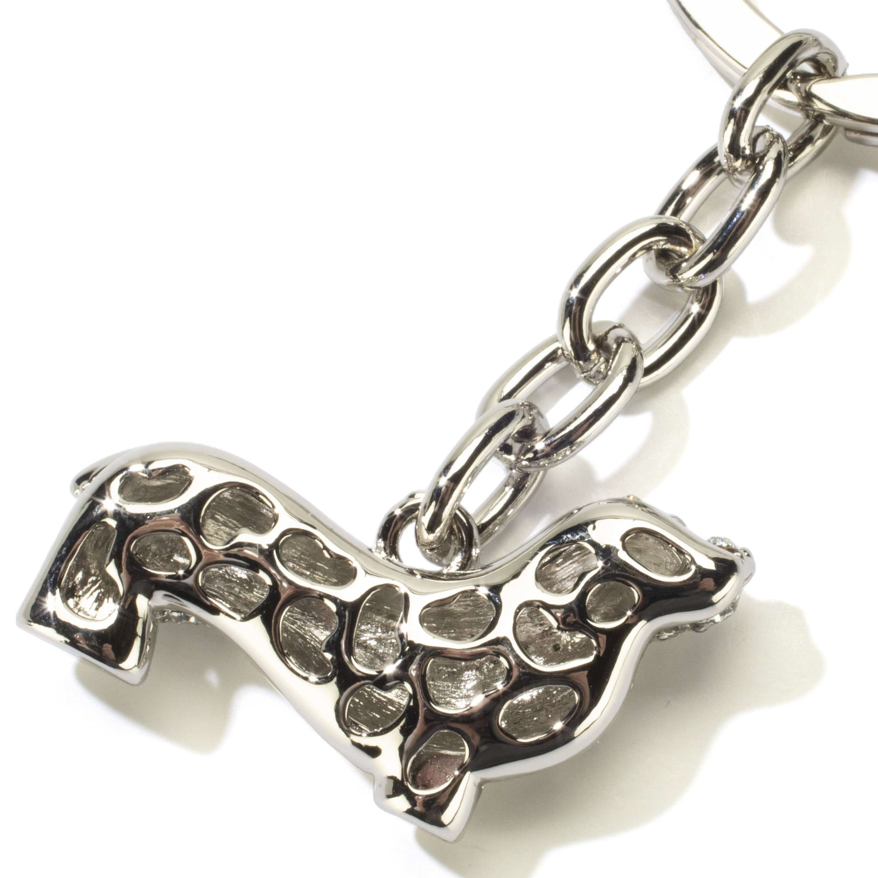 Kalifano Crystal Keychains Dachshund Keychain made with Swarovski Crystals SKC-071