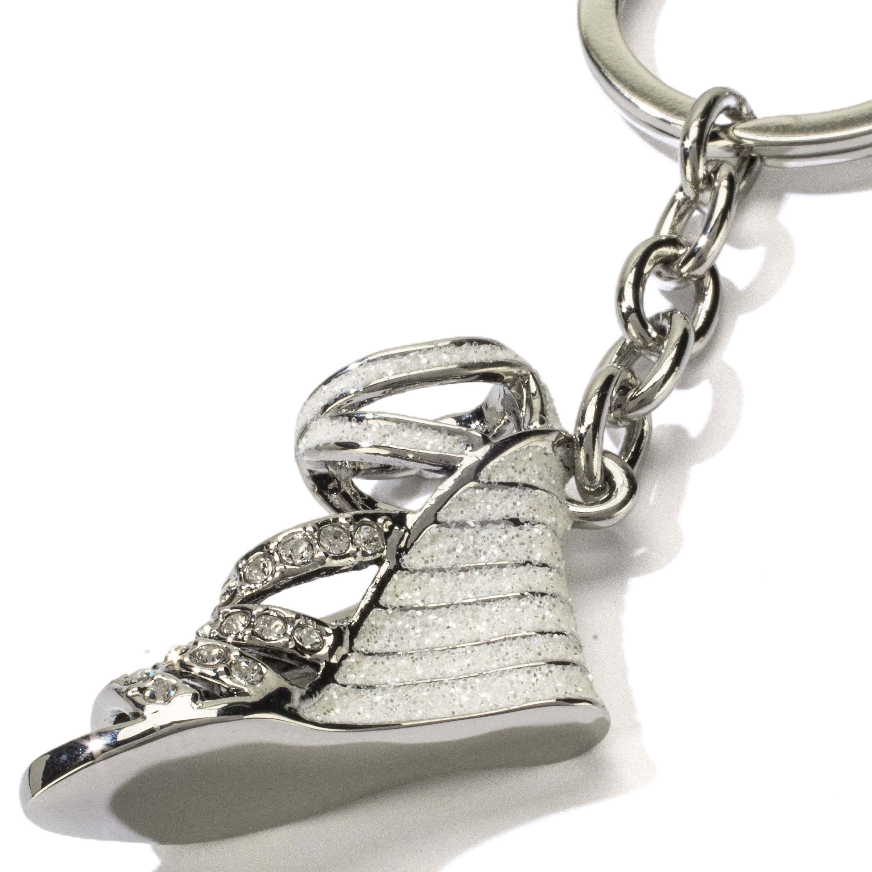 Kalifano Crystal Keychains Opal Dress Shoe Keychain made with Swarovski Crystals SKC-169