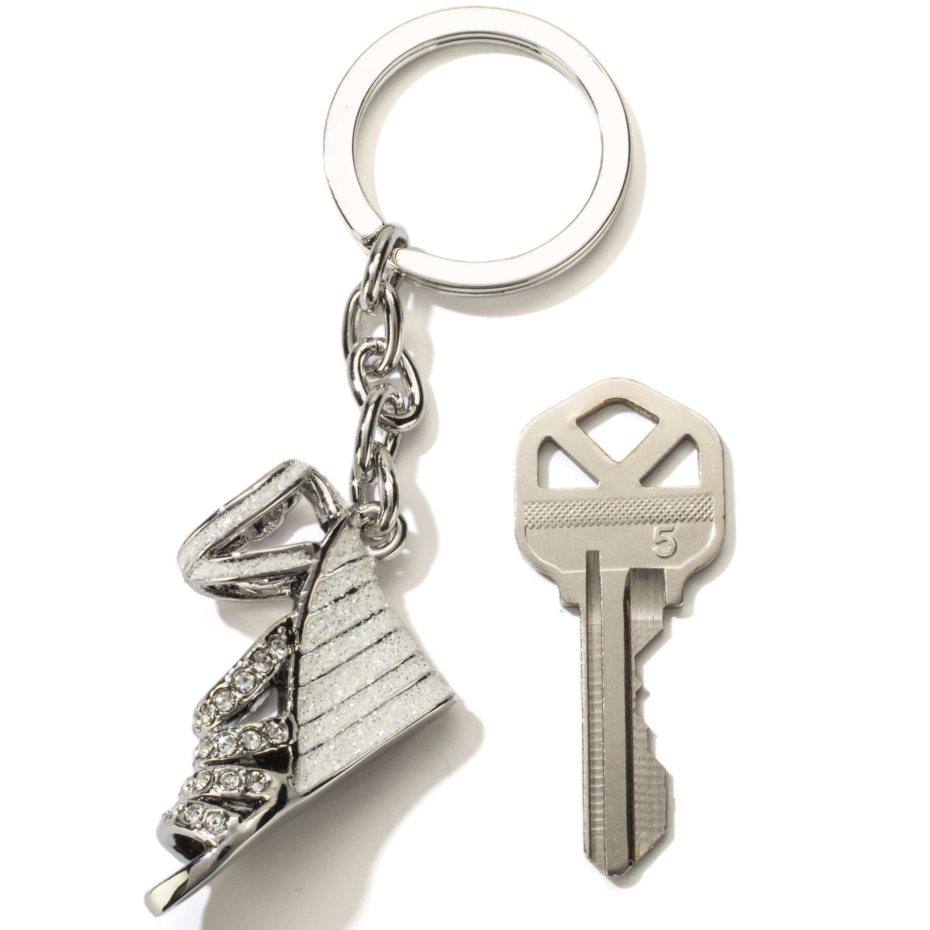 Kalifano Crystal Keychains Opal Dress Shoe Keychain made with Swarovski Crystals SKC-169