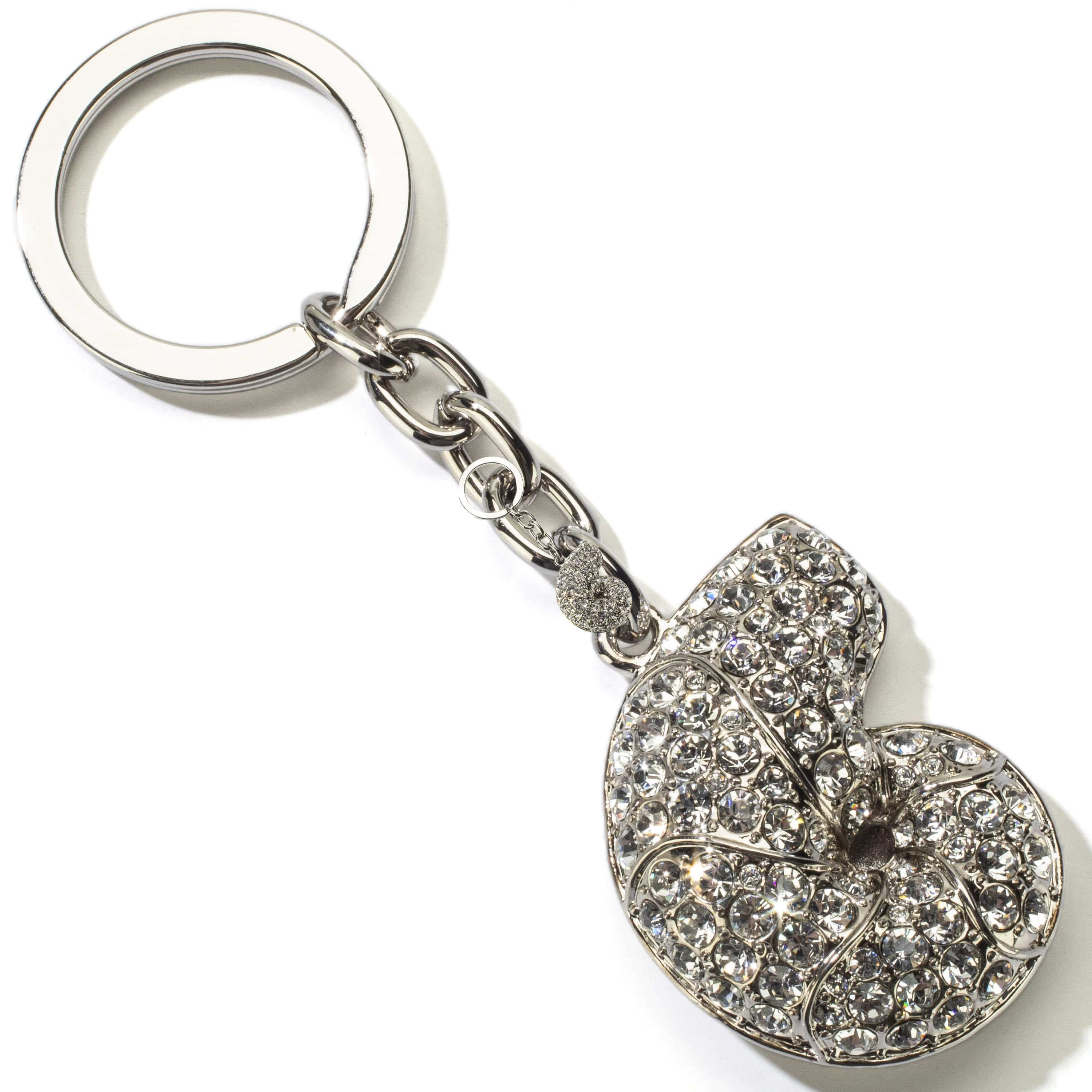 Kalifano Crystal Keychains Seashell Keychain made with Swarovski Crystals SKC-095