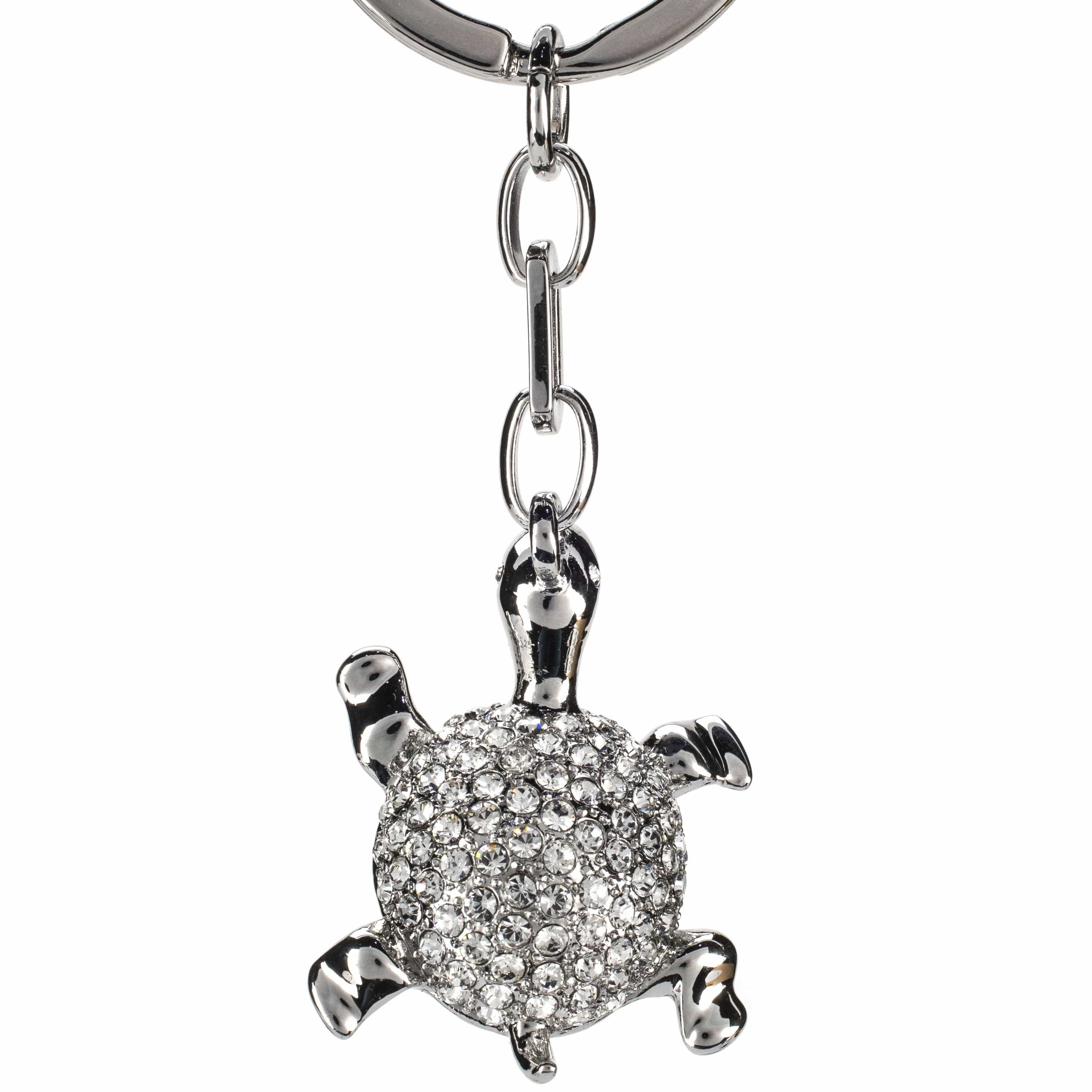 Kalifano Crystal Keychains Turtle Keychain made with Swarovski Crystals SKC-018