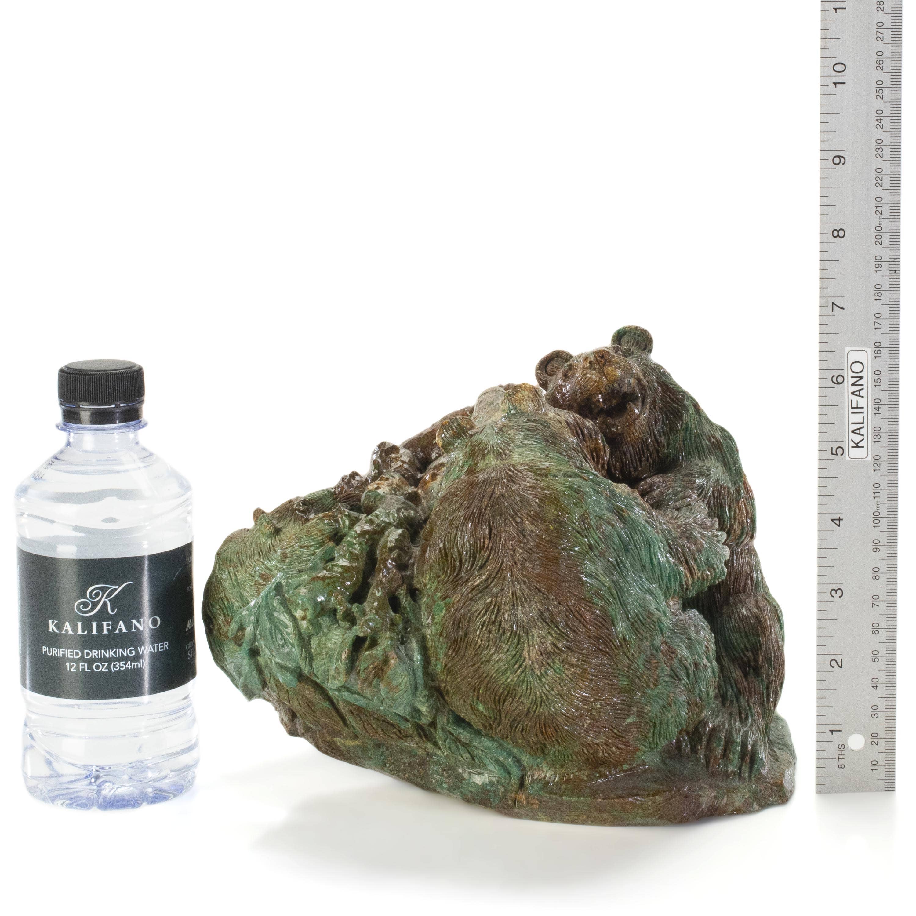 Kalifano Fossils & Minerals Bear Turquoise Carving 6,550 Grams 10" x 9" x 7" CARV79000.002