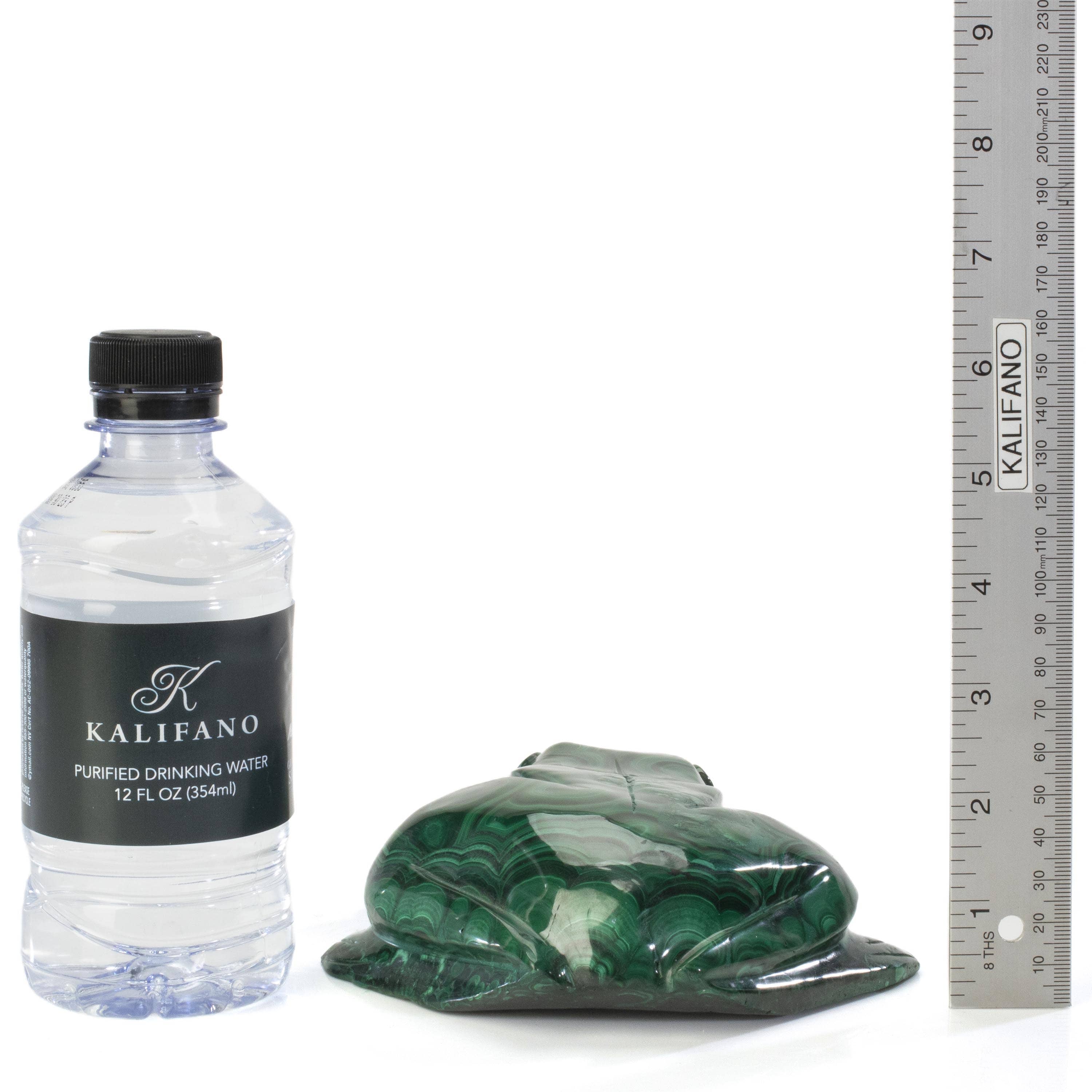 Kalifano Malachite Malachite Frog Carving 7" / 1,780g CV5600-MA.001