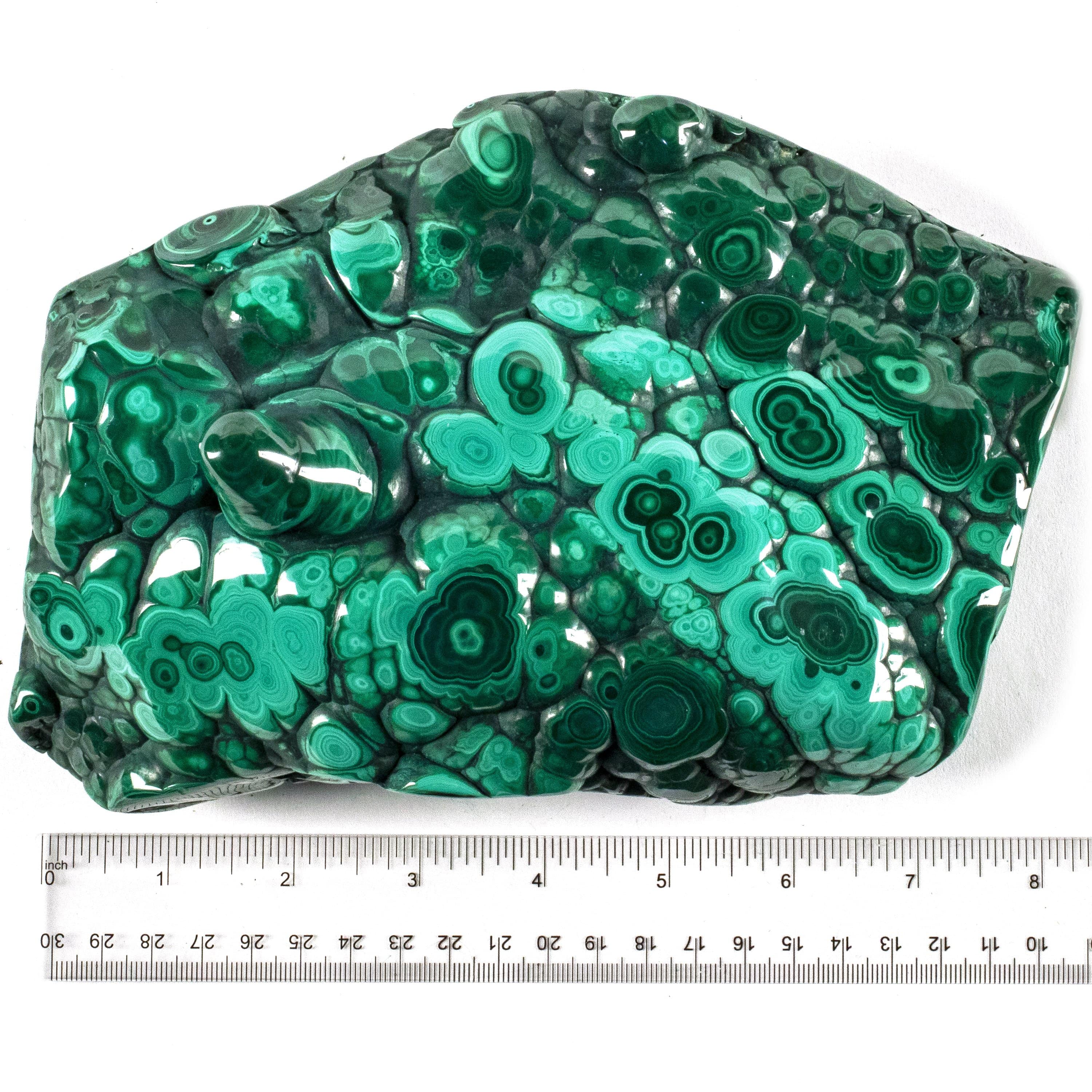 Kalifano Malachite Rare Natural Green Malachite Polished Freeform Specimen from Congo - 3.8 kg / 8.4 lbs MA2500.001