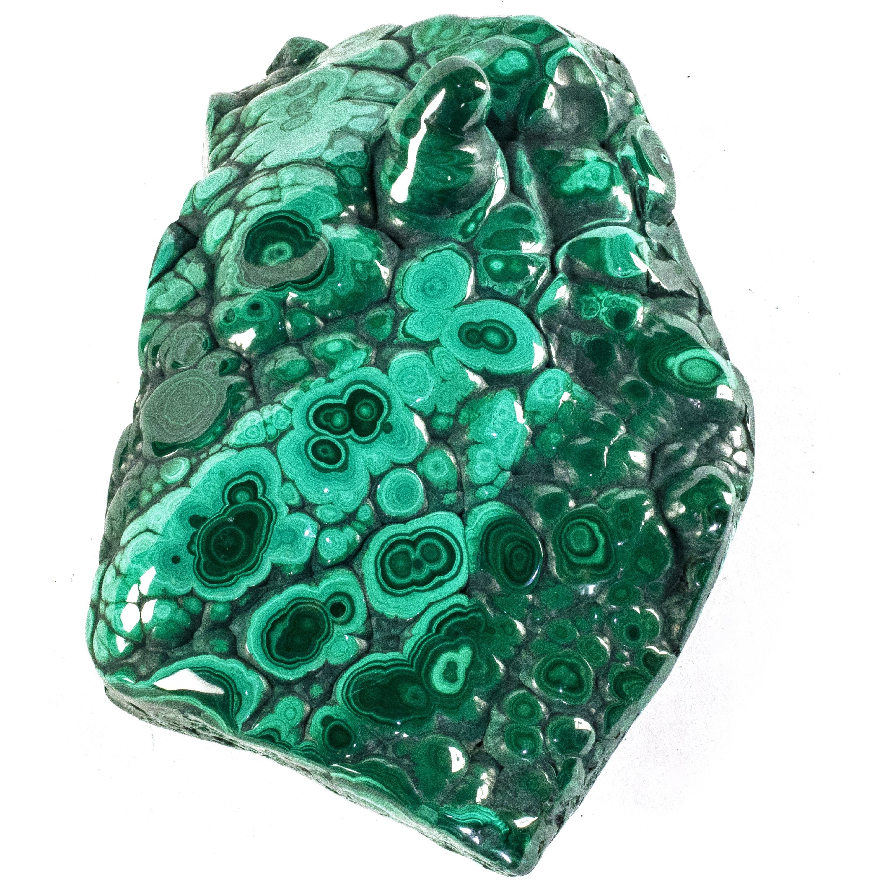 Kalifano Malachite Rare Natural Green Malachite Polished Freeform Specimen from Congo - 3.8 kg / 8.4 lbs MA2500.001