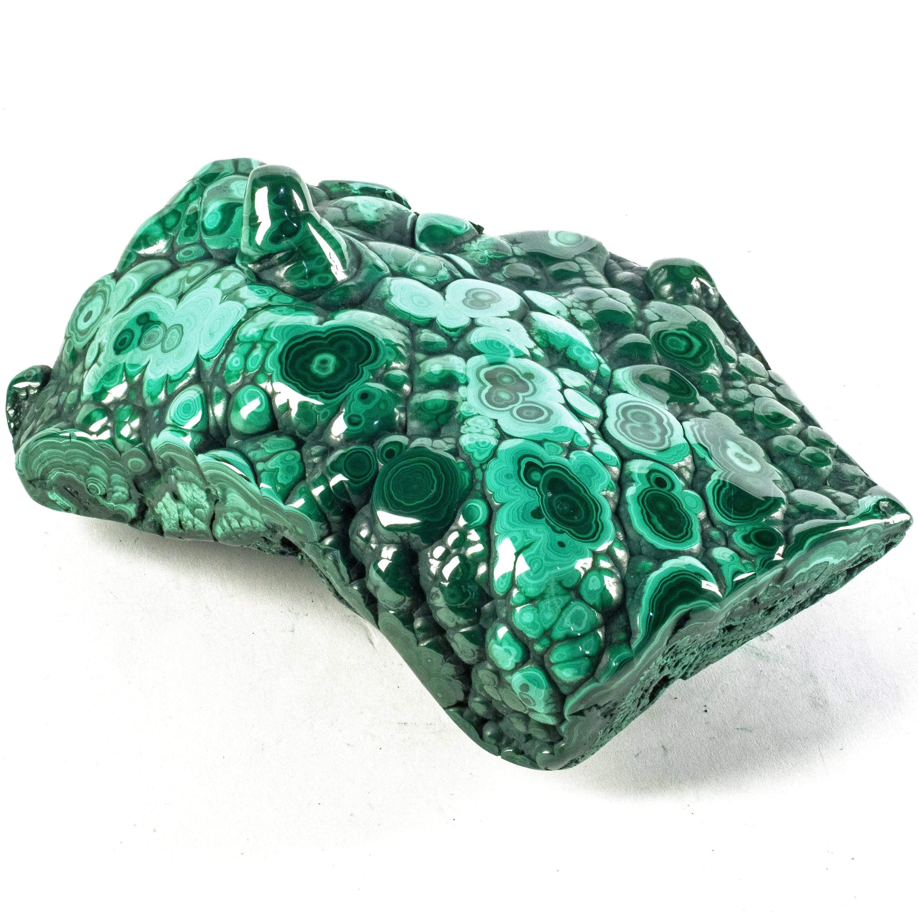 Kalifano Malachite Rare Natural Green Malachite Polished Freeform Specimen from Congo - 3.8 kg / 8.4 lbs MA2500.001