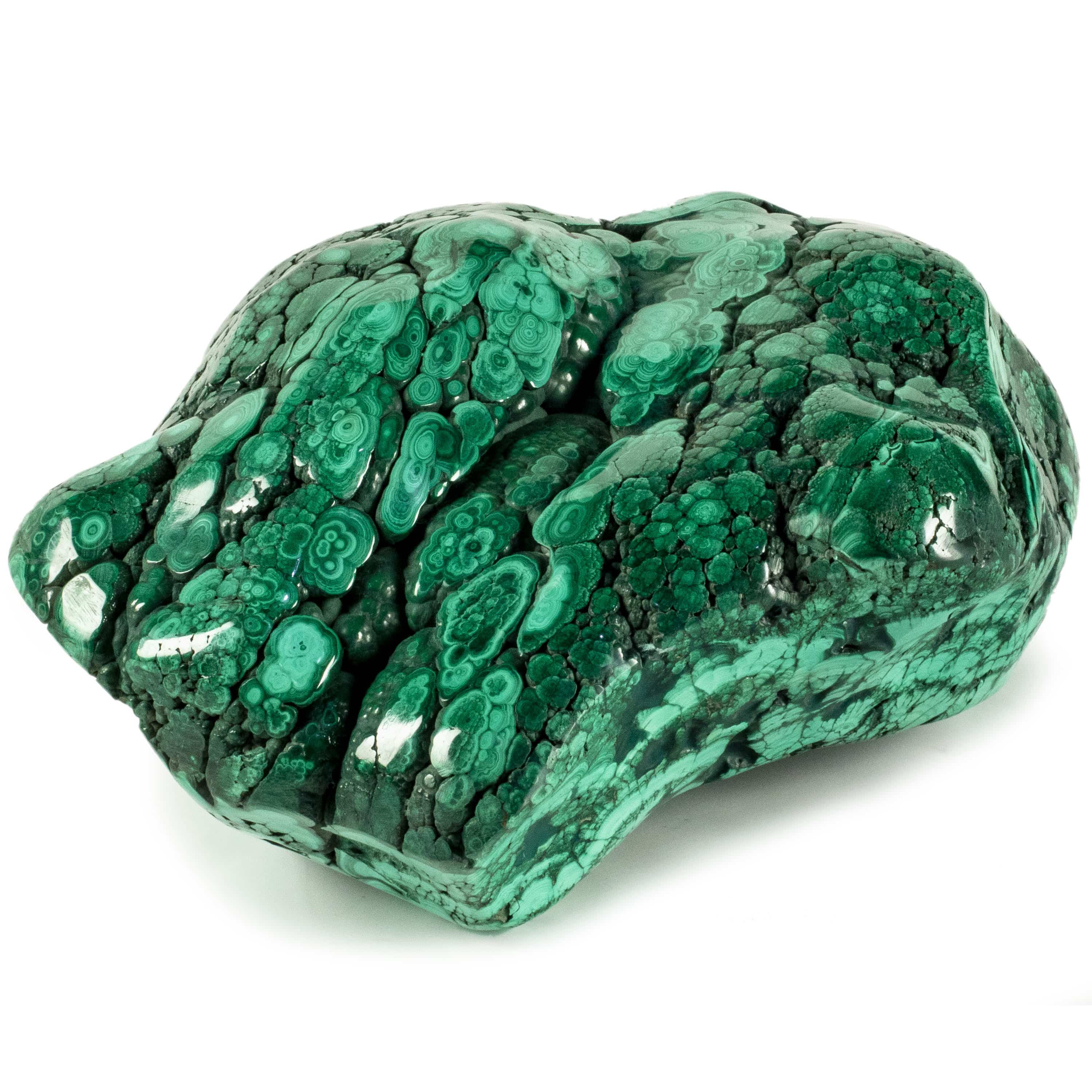 Kalifano Malachite Rare Natural Green Malachite Polished Freeform Specimen from Congo - 4.7 kg / 10.4 lbs MA3300.002