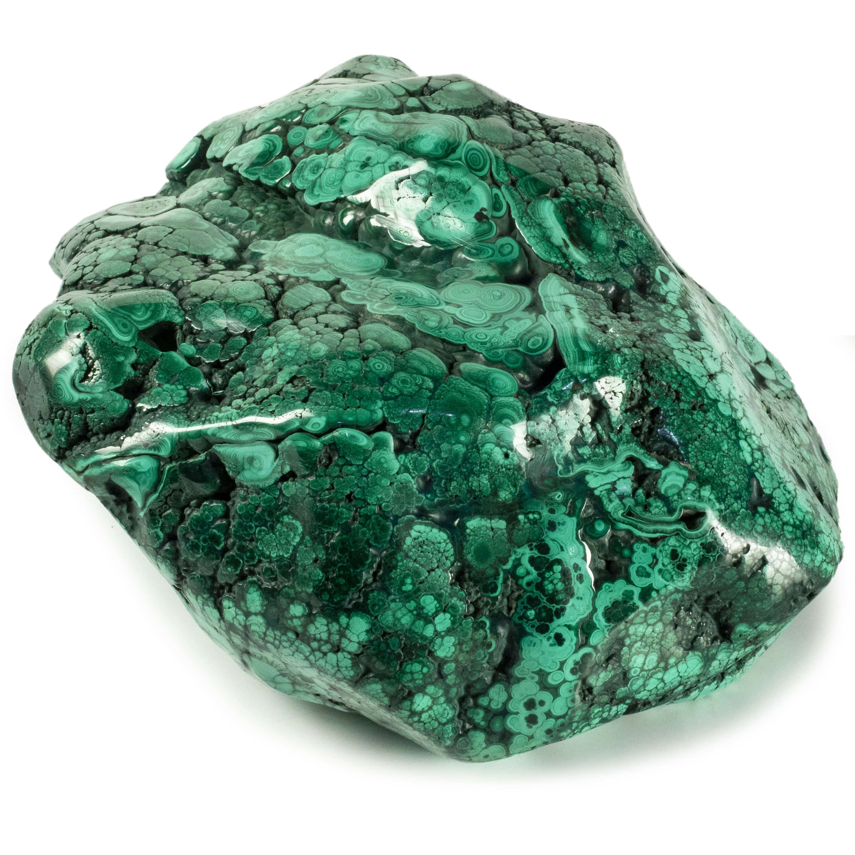 Kalifano Malachite Rare Natural Green Malachite Polished Freeform Specimen from Congo - 4.7 kg / 10.4 lbs MA3300.002