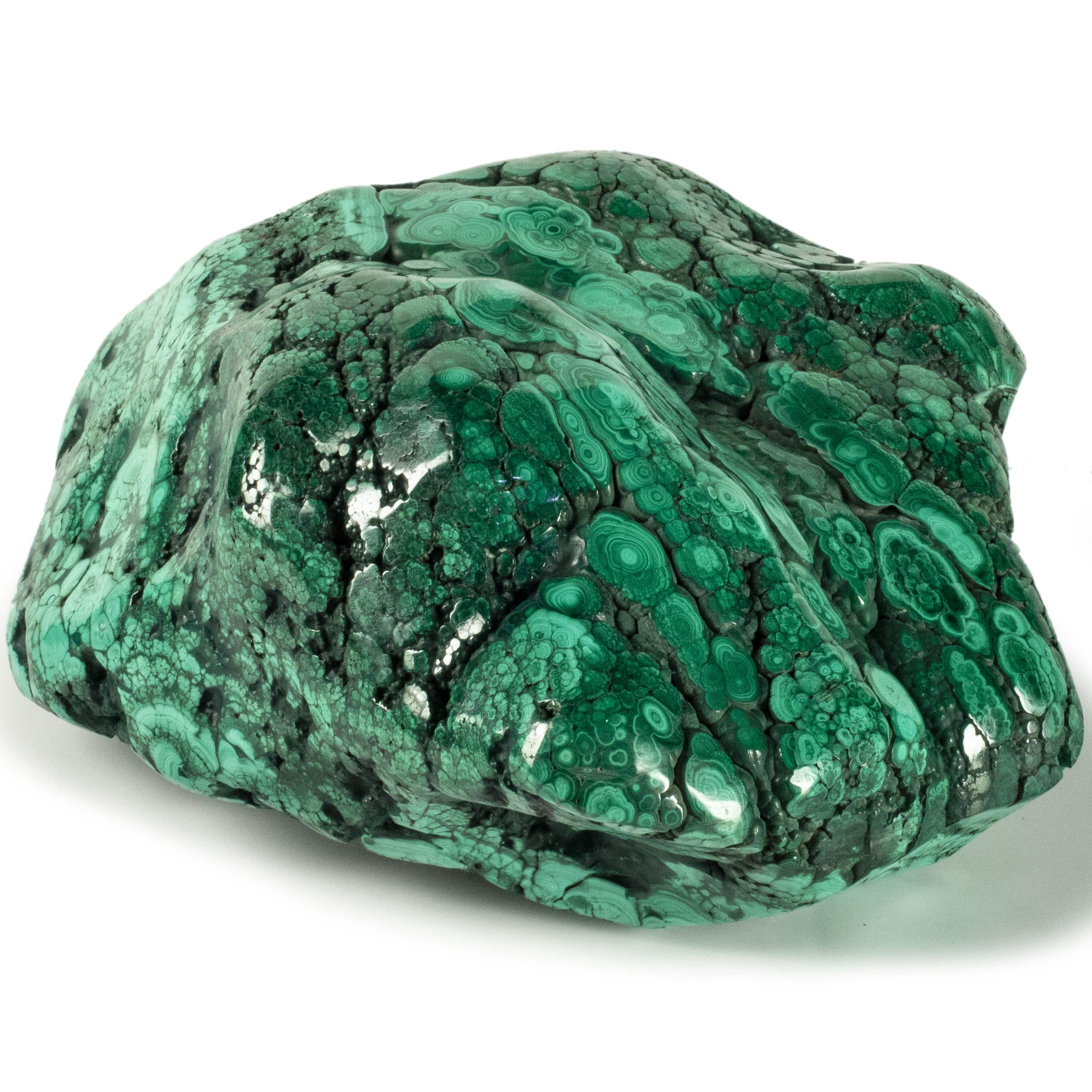 Kalifano Malachite Rare Natural Green Malachite Polished Freeform Specimen from Congo - 4.7 kg / 10.4 lbs MA3300.002