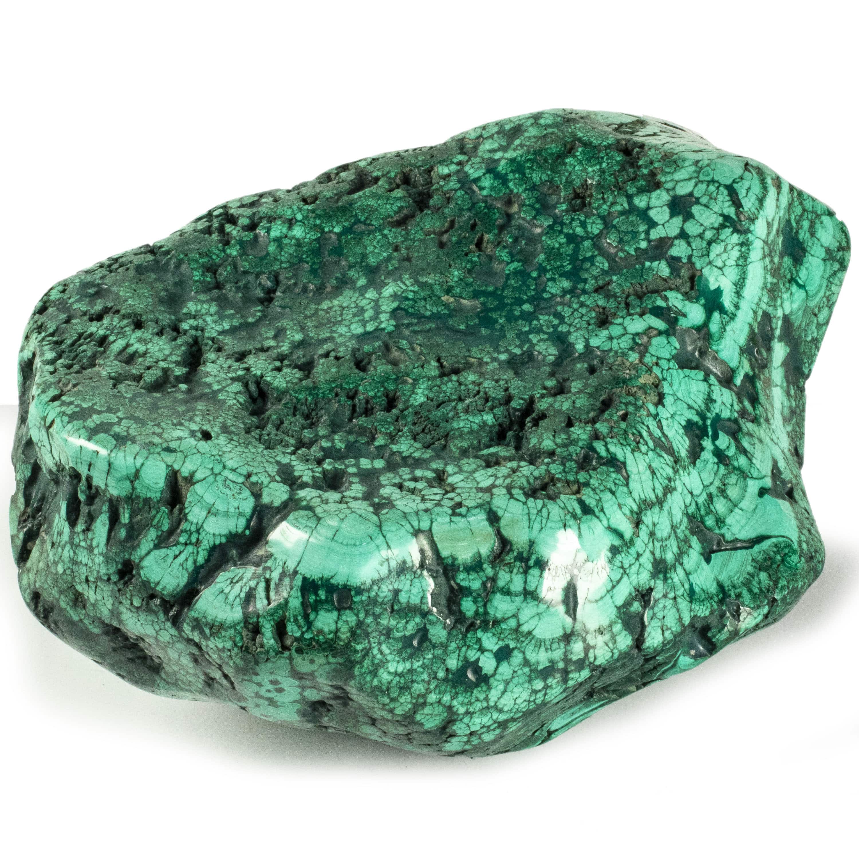 Kalifano Malachite Rare Natural Green Malachite Polished Freeform Specimen from Congo - 4.7 kg / 10.4 lbs MA3300.002