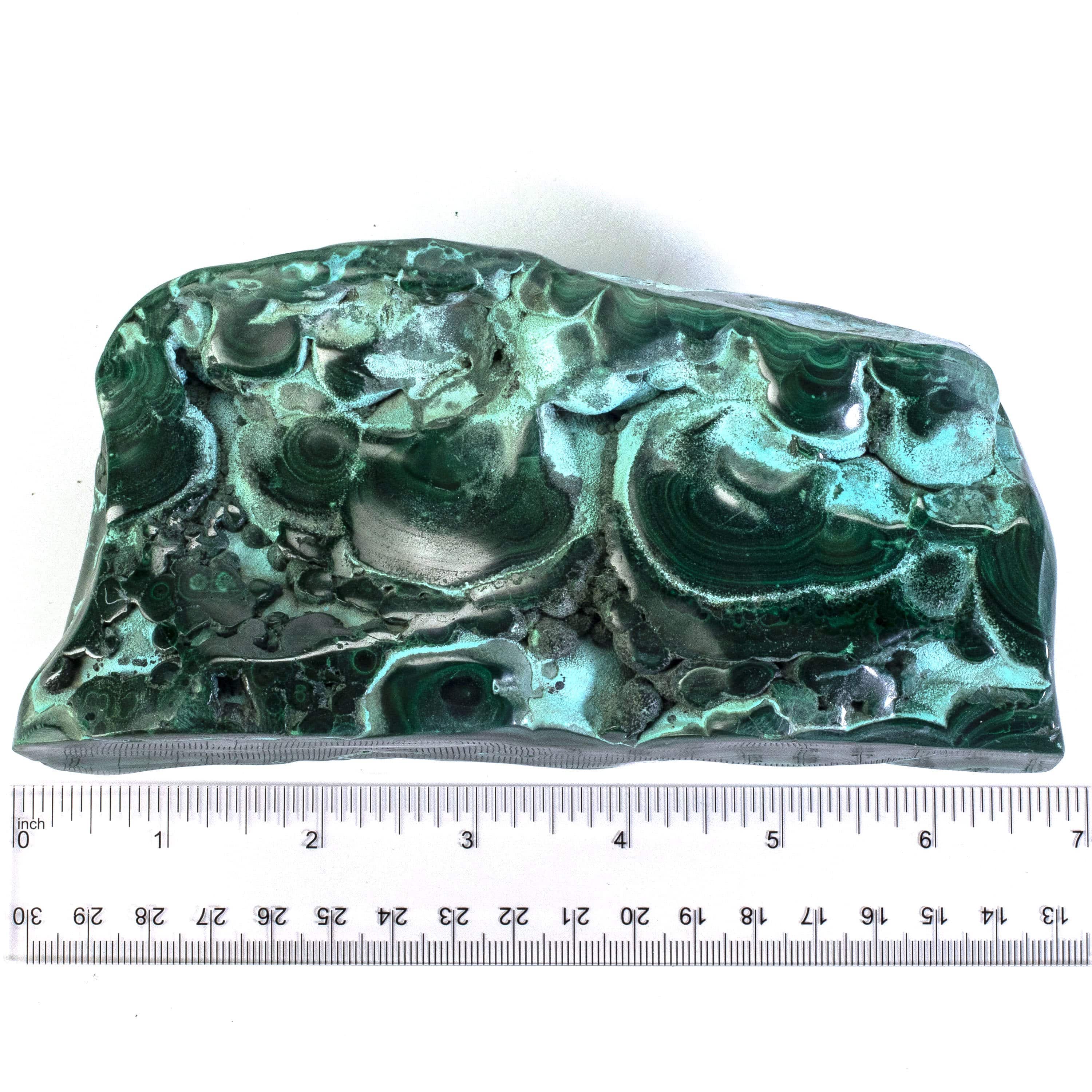 Kalifano Malachite Rare Natural Green Malachite with Blue Chrysocolla Freeform Specimen from Congo - 1.7 kg / 3.7 lbs MAC1450.002